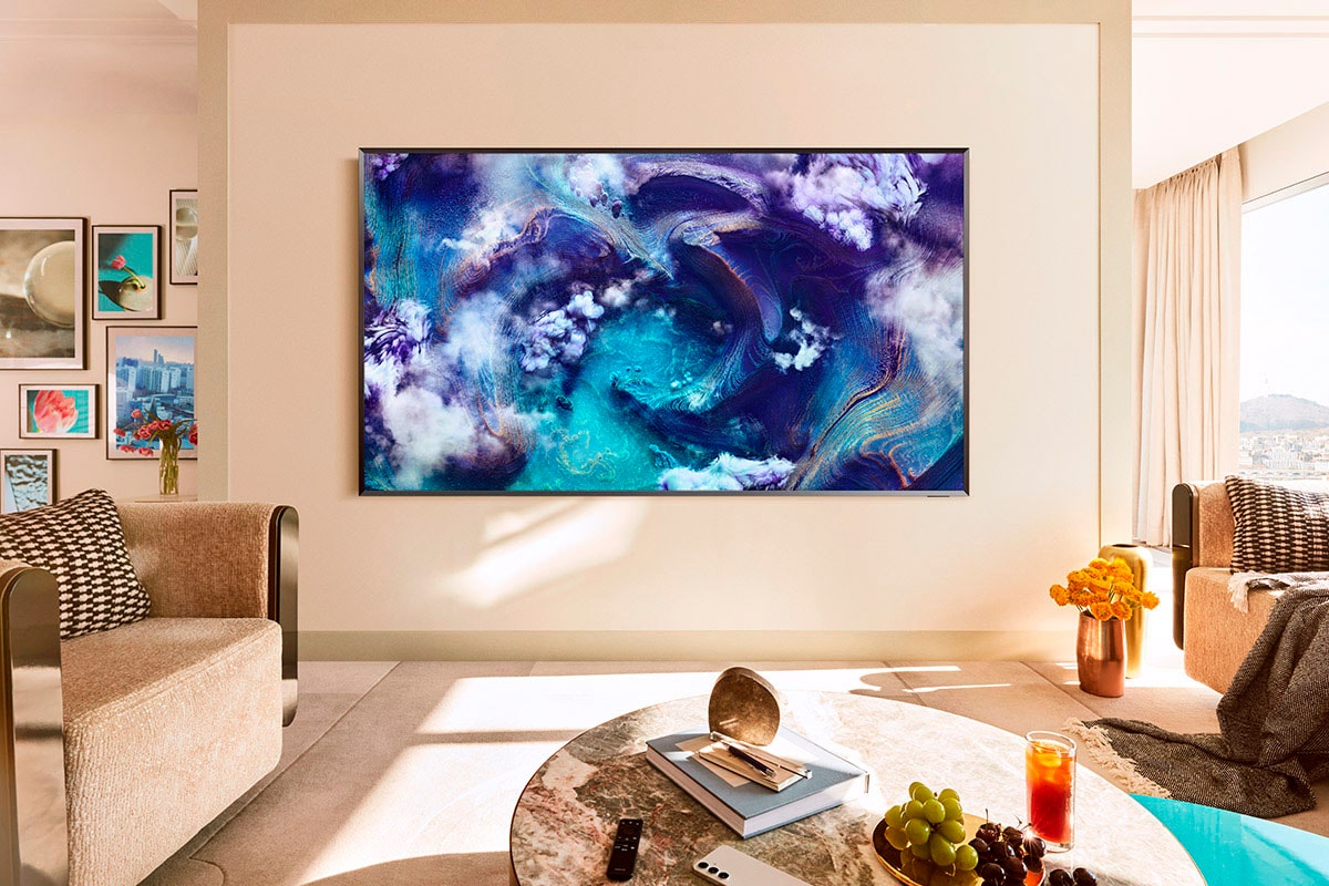 Samsung QLED-Fernseher »GQ75QN900FT«, 8K Ultra HD, Smart-TV, 8K AI Upscaling Pro & Glare Free, Metal Frame Design, Art Store