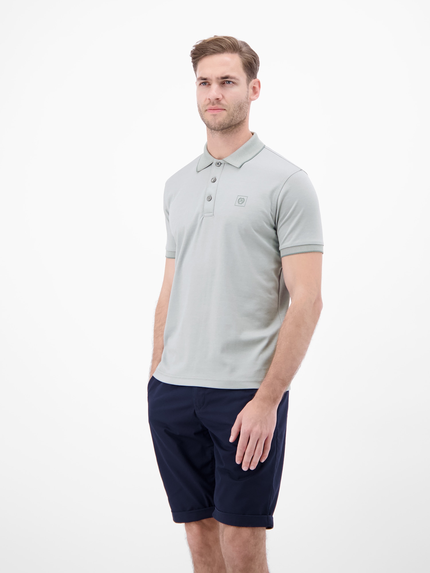 LERROS Poloshirt »Unifarbenes Poloshirt in Piqué-Qualität«