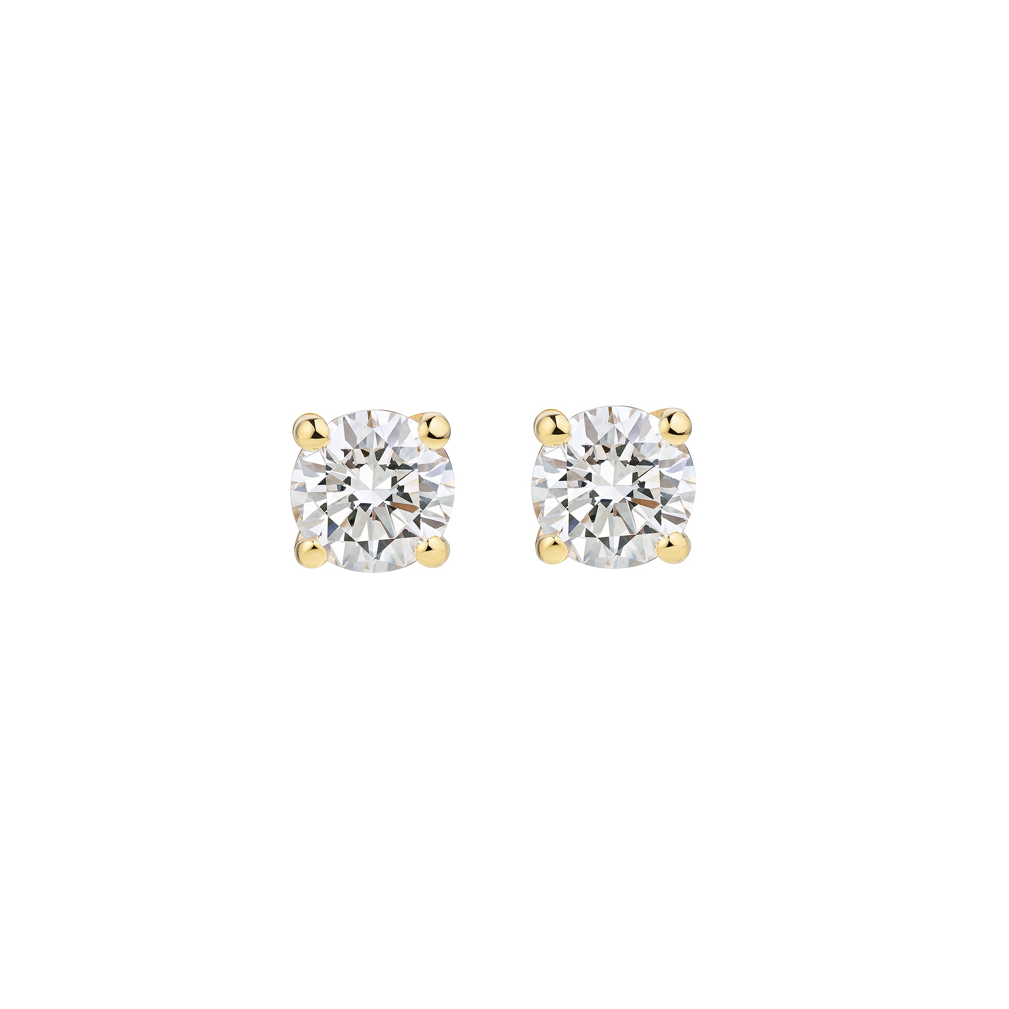 Firetti Paar Ohrstecker »Schmuck Geschenk Silber 925 Ohrschmuck Ohrringe Solitär Lab Grown« mit Brillanten