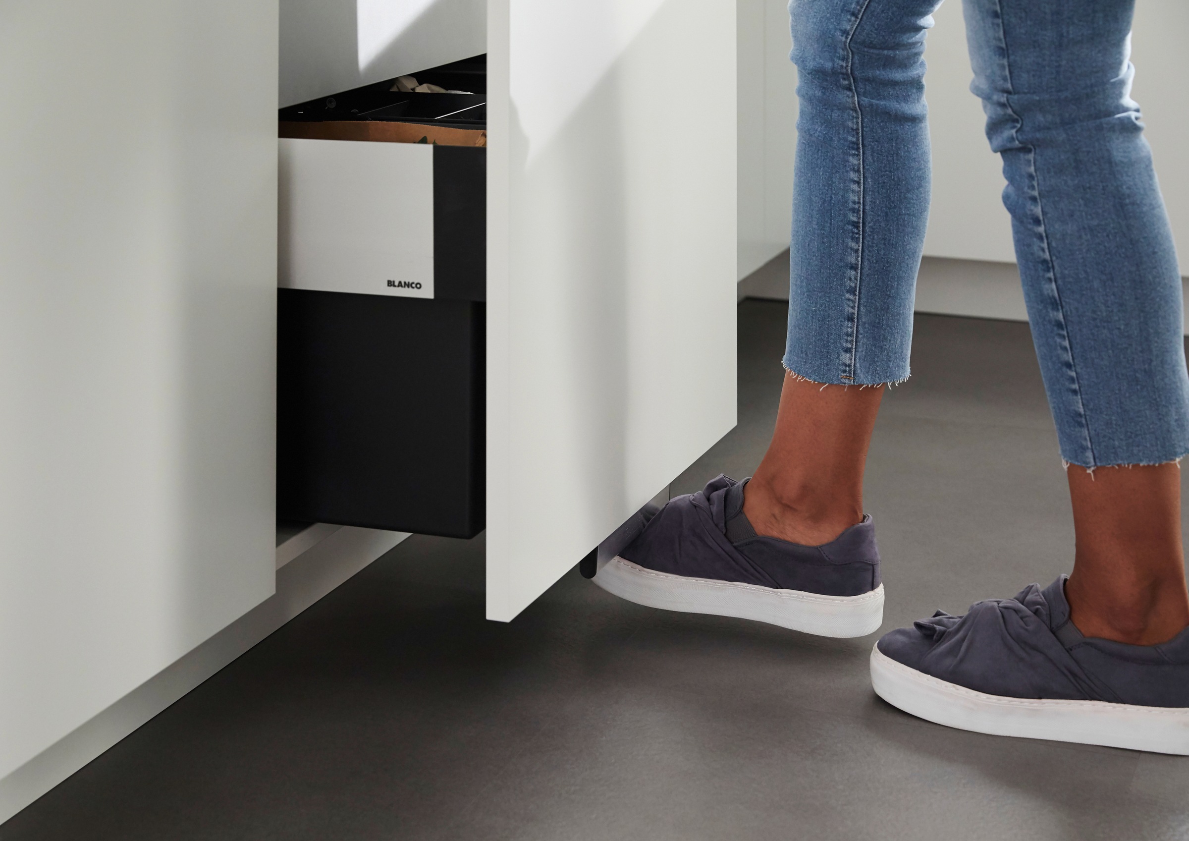 Blanco Mülltrennsystem »Select II XL 60/4« 4 Behälter Orga, Kunststoff, Stahlblech, 600 mm Untermass