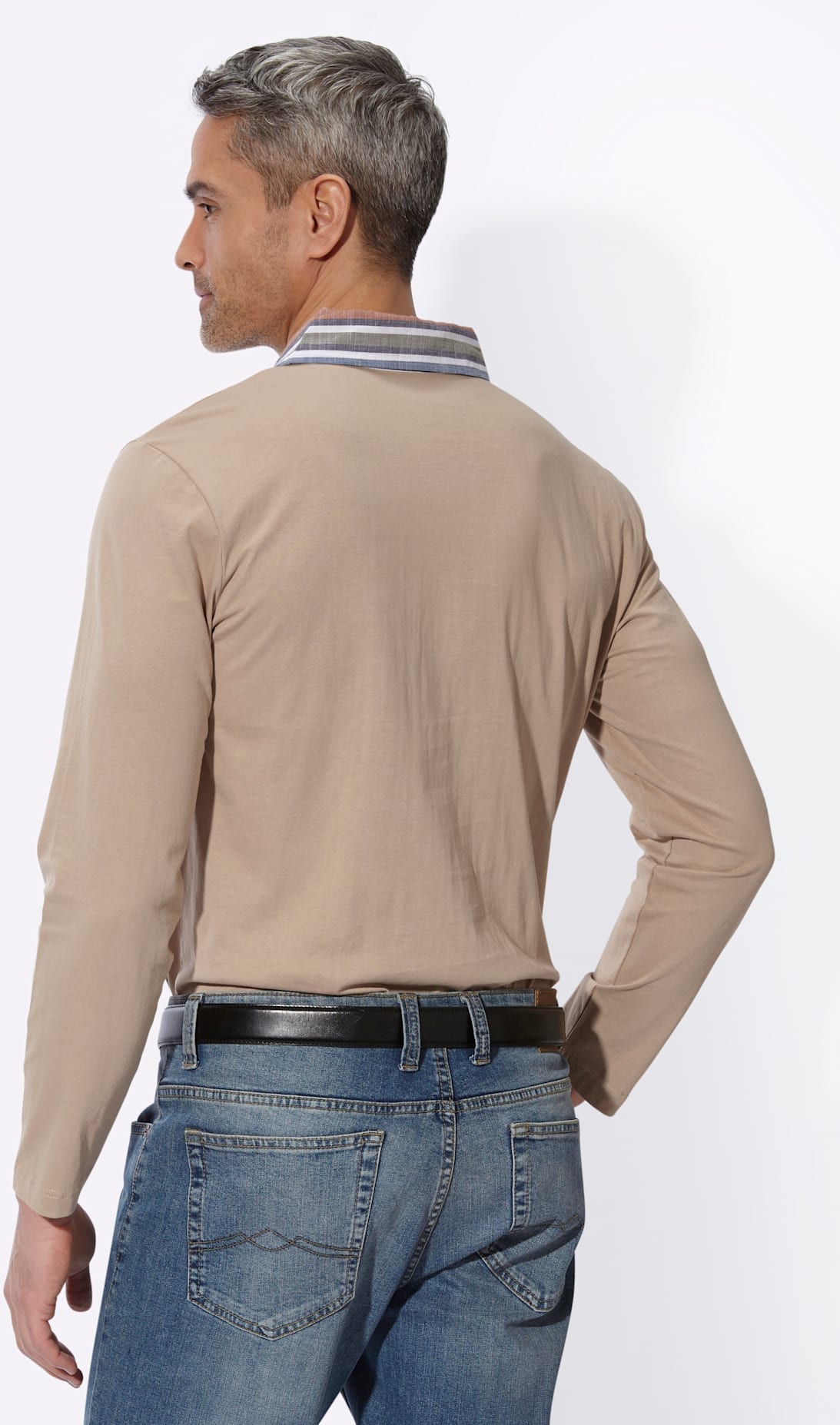 Classic Poloshirt »Langarm-Poloshirt« 1