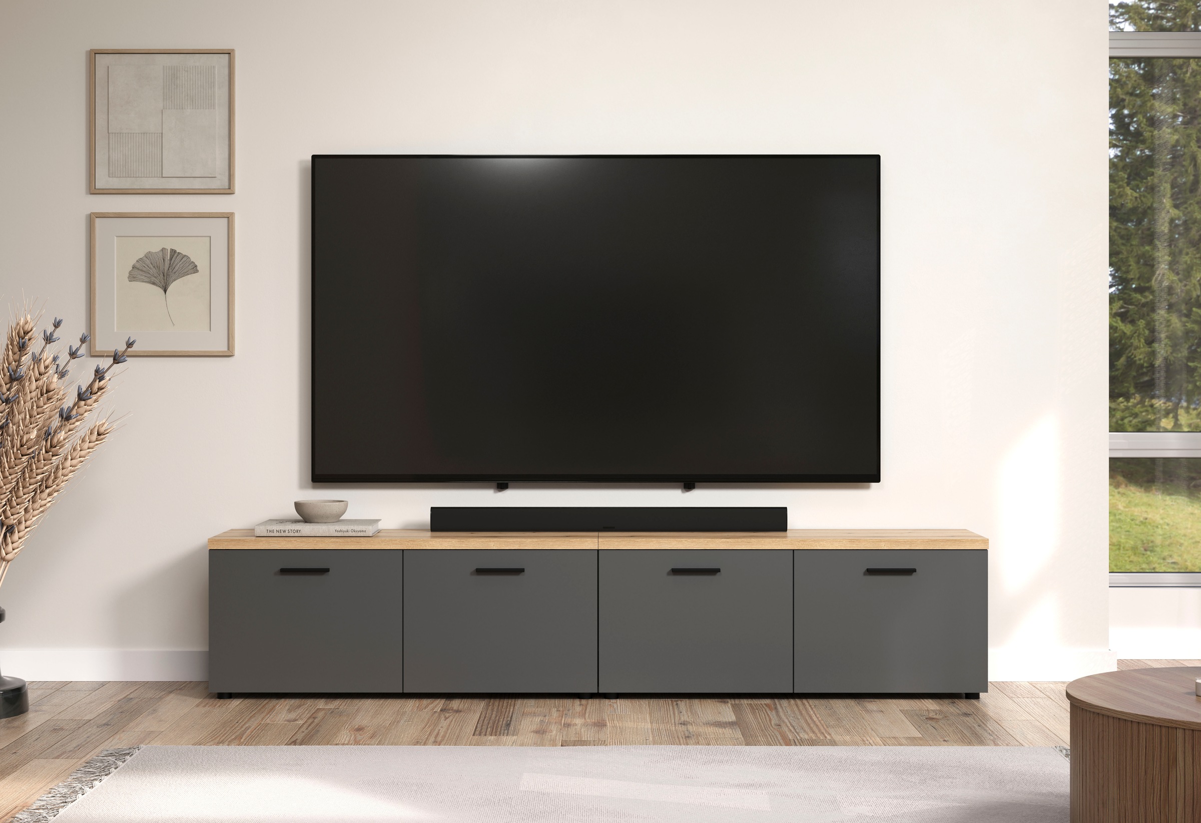 Home affaire TV-Wand »Bajo« 2 Stk. tlg.