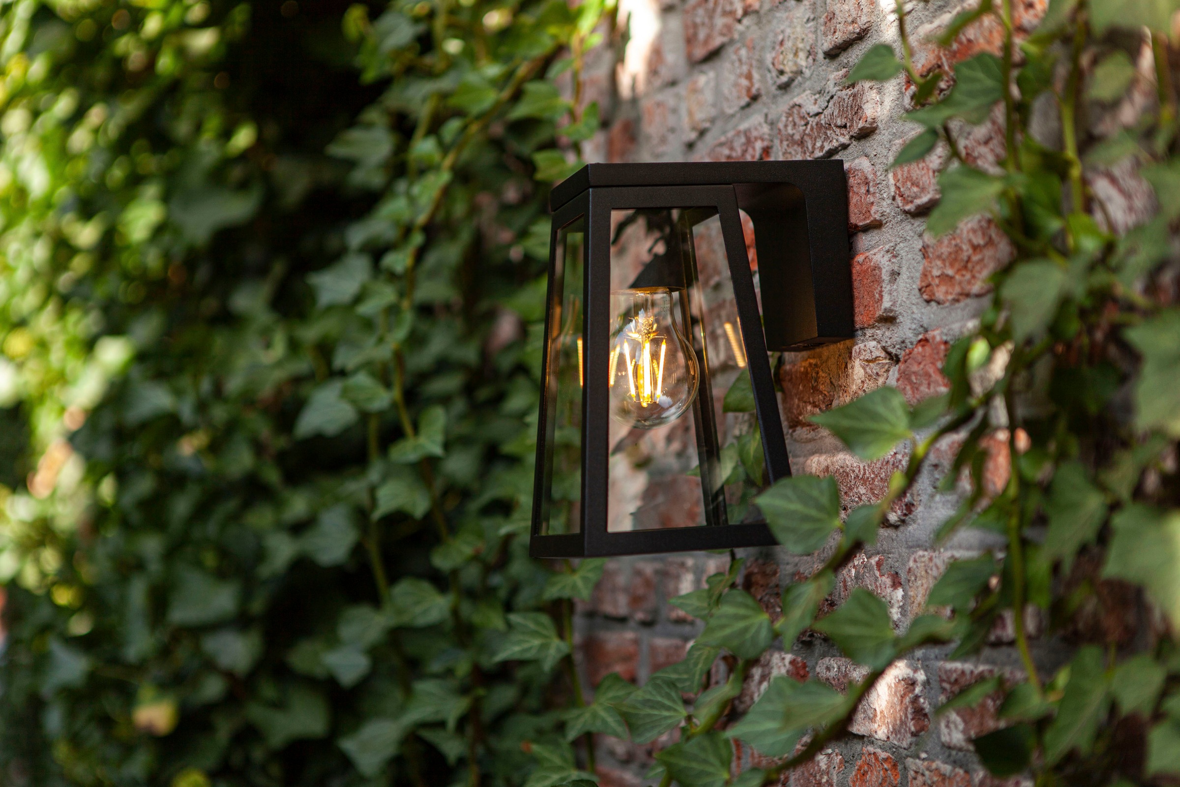 Lutec LED Solarleuchte »FIA« E27 1 Stk. in schwarz, Größe Höhe: 20,7 cm