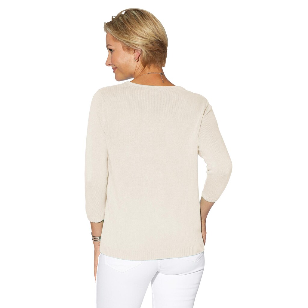 Classic Basics 3/4 Arm-Pullover »Pullover«