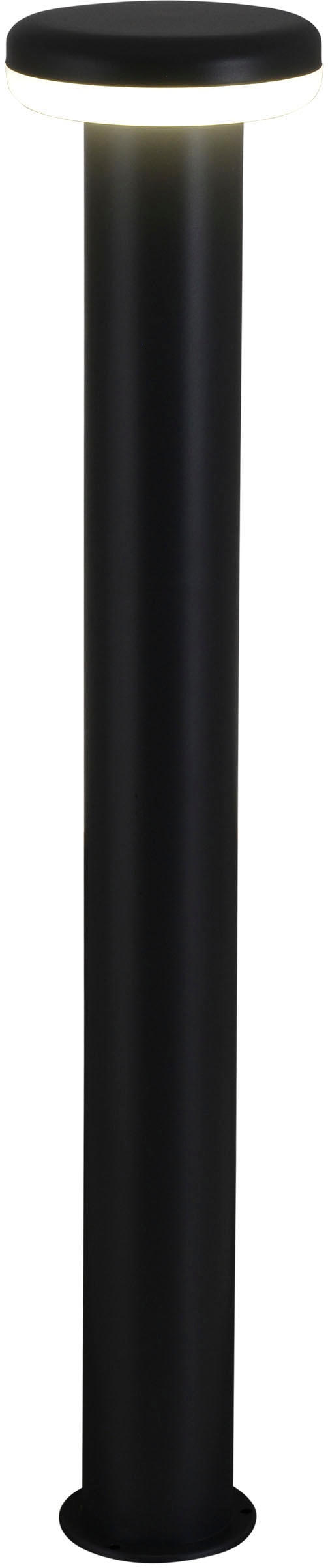 Näve LED Sockelleuchte »Pilz« LED-Board 1 Stk. Warmweiß Außenleuchte in grau, Größe Ø 15 cm Höhe: 76 cm