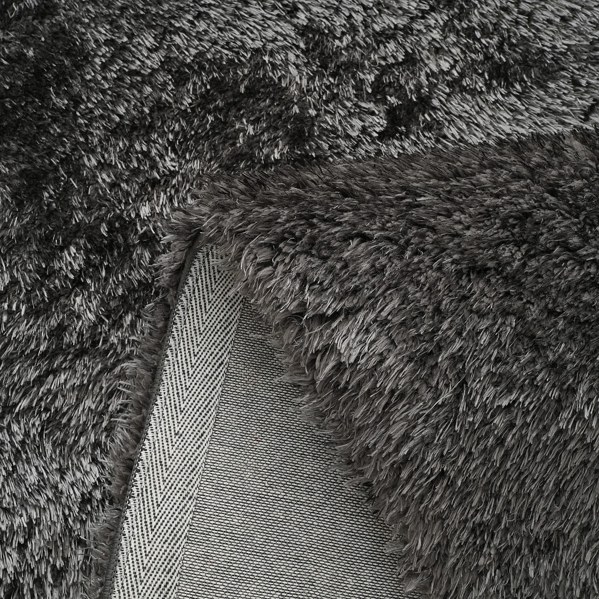 my home Hochflor-Teppich »Micro Shaggy, aus weicher Mikrofaser«, rechteckig, 53 mm Höhe, weich, flauschig, Uni-Farben, Wohnzimmer, Schlafzimmer, Kinderzimmer