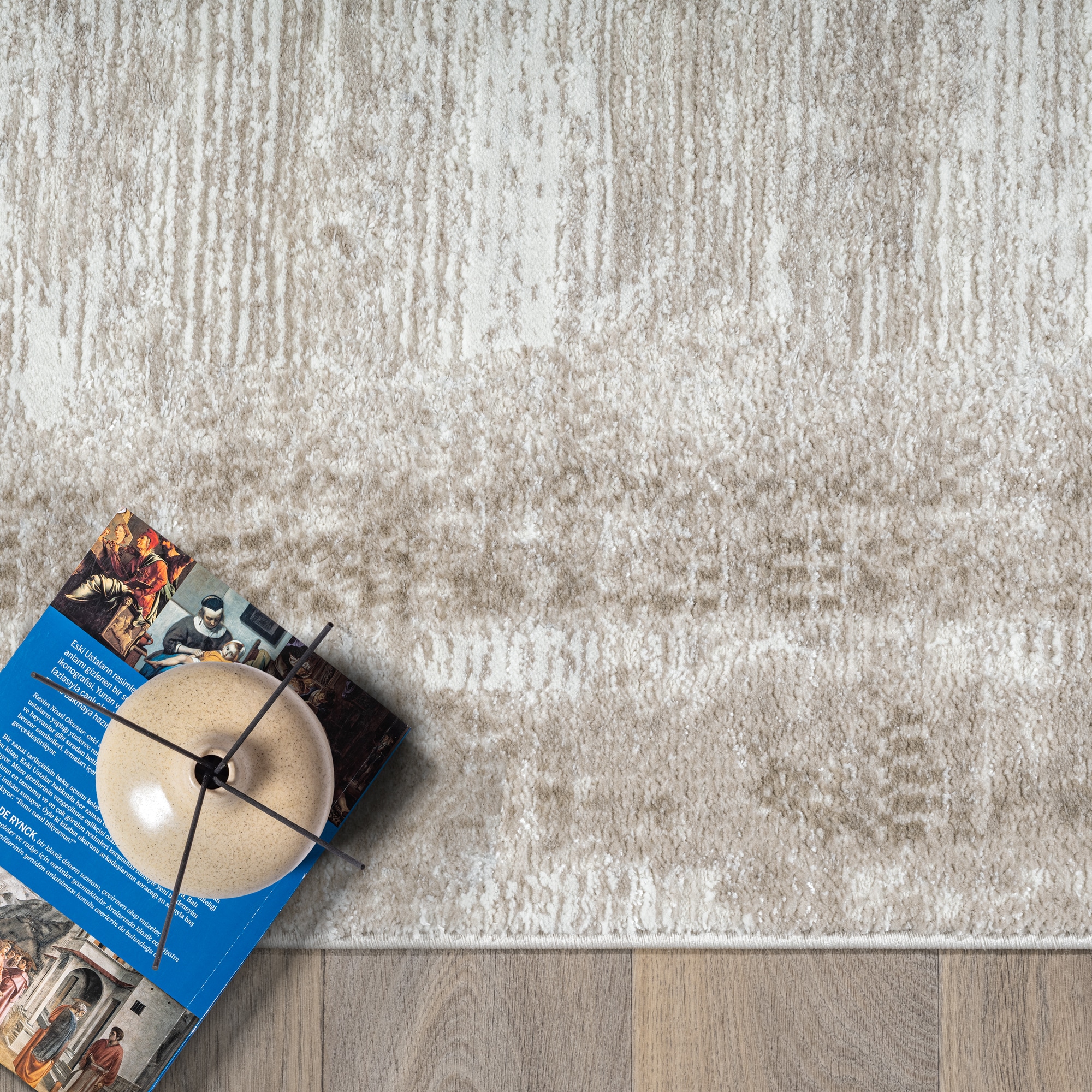 Sanat Teppich »Harmony 3215 , auch als Läufer« rechteckig 12 mm Höhe Wohnzimmer, Kurzflor, modern, Bordüre, Schlafzimmer