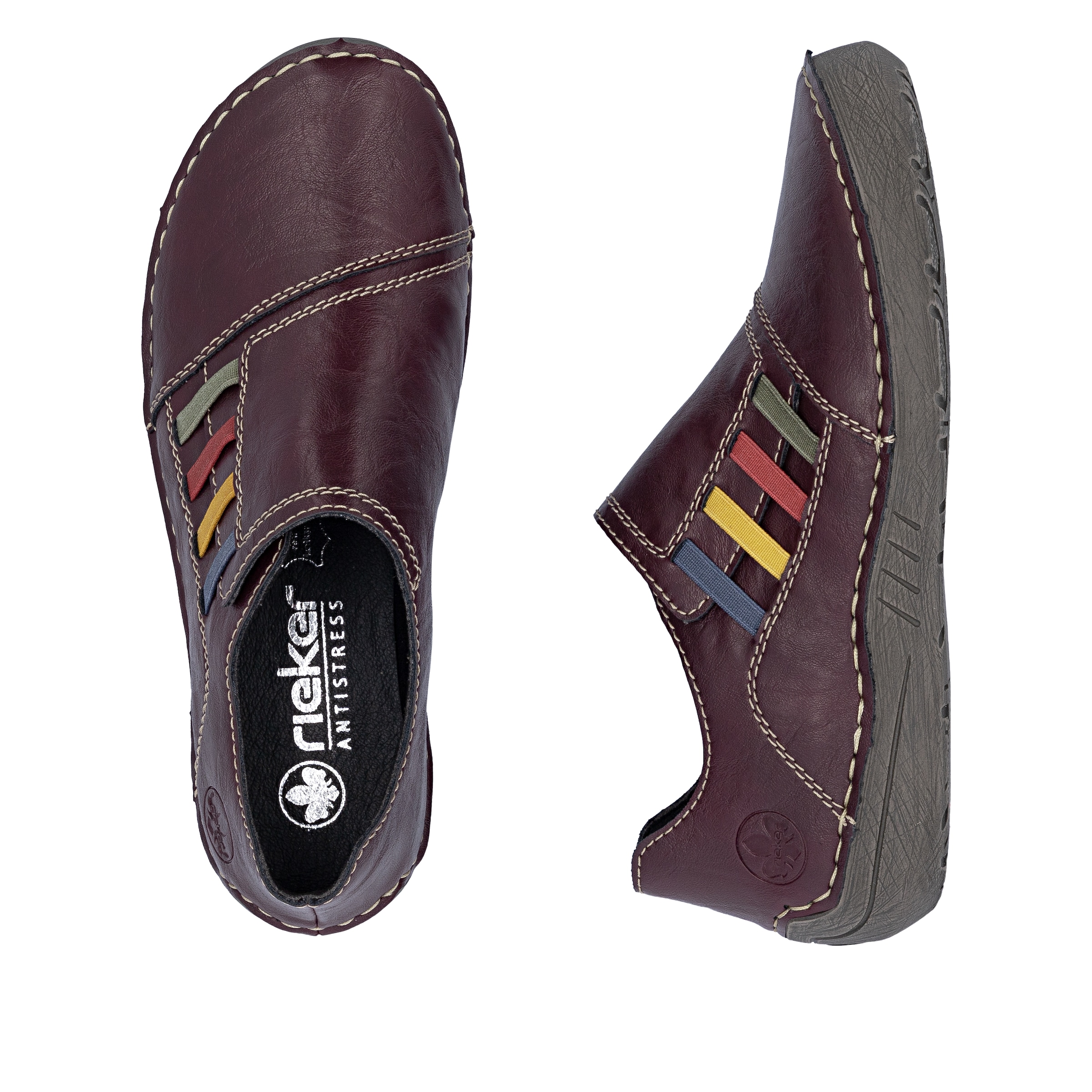 Rieker Slipper  Schlupfschuh, Slip-on Sneaker, Halbschuh mit weicher Innensohle