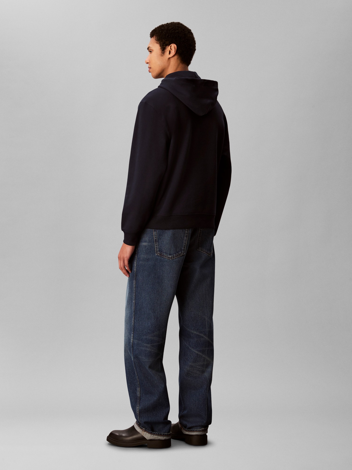 Calvin Klein Jeans Sweatshirt »LS EU 350TERRY MICRO MONOLOGO HO«, Kapuze, regular fit
