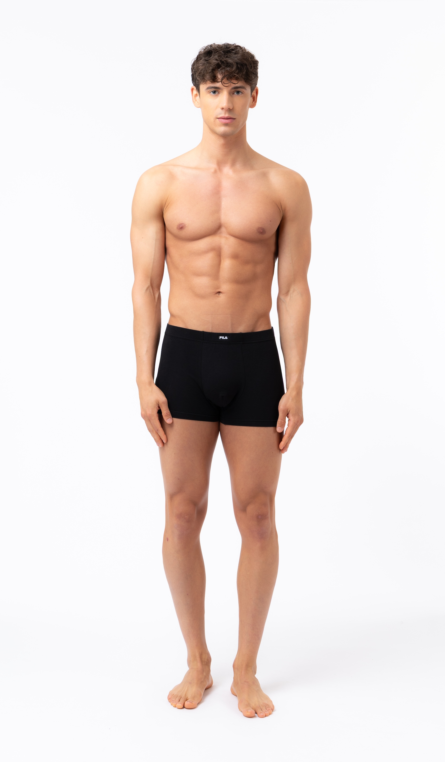 Fila Boxer 3er Pack,  ohne Eingriff, elastisch, bequem, Baumwollmix