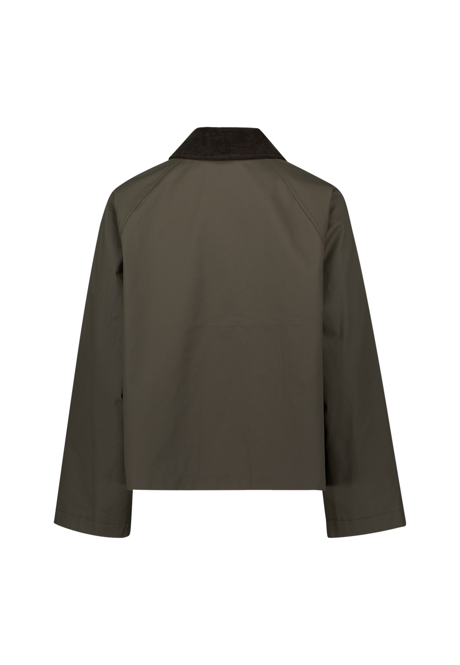 Zero Outdoorjacke »Jacke beschichtet mit Cordkragen«