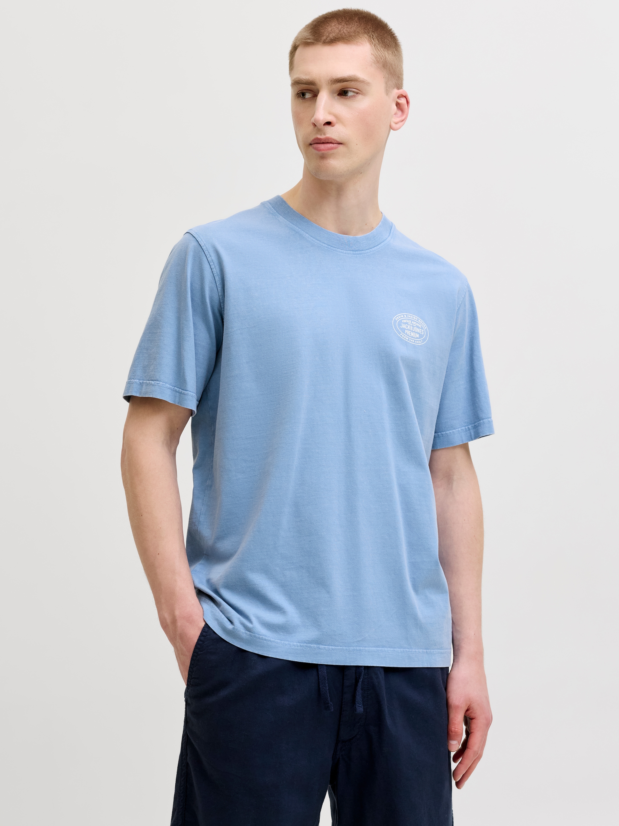 Jack & Jones T-Shirt »JPRBLUFELIX SS TEE« mit Logo Print