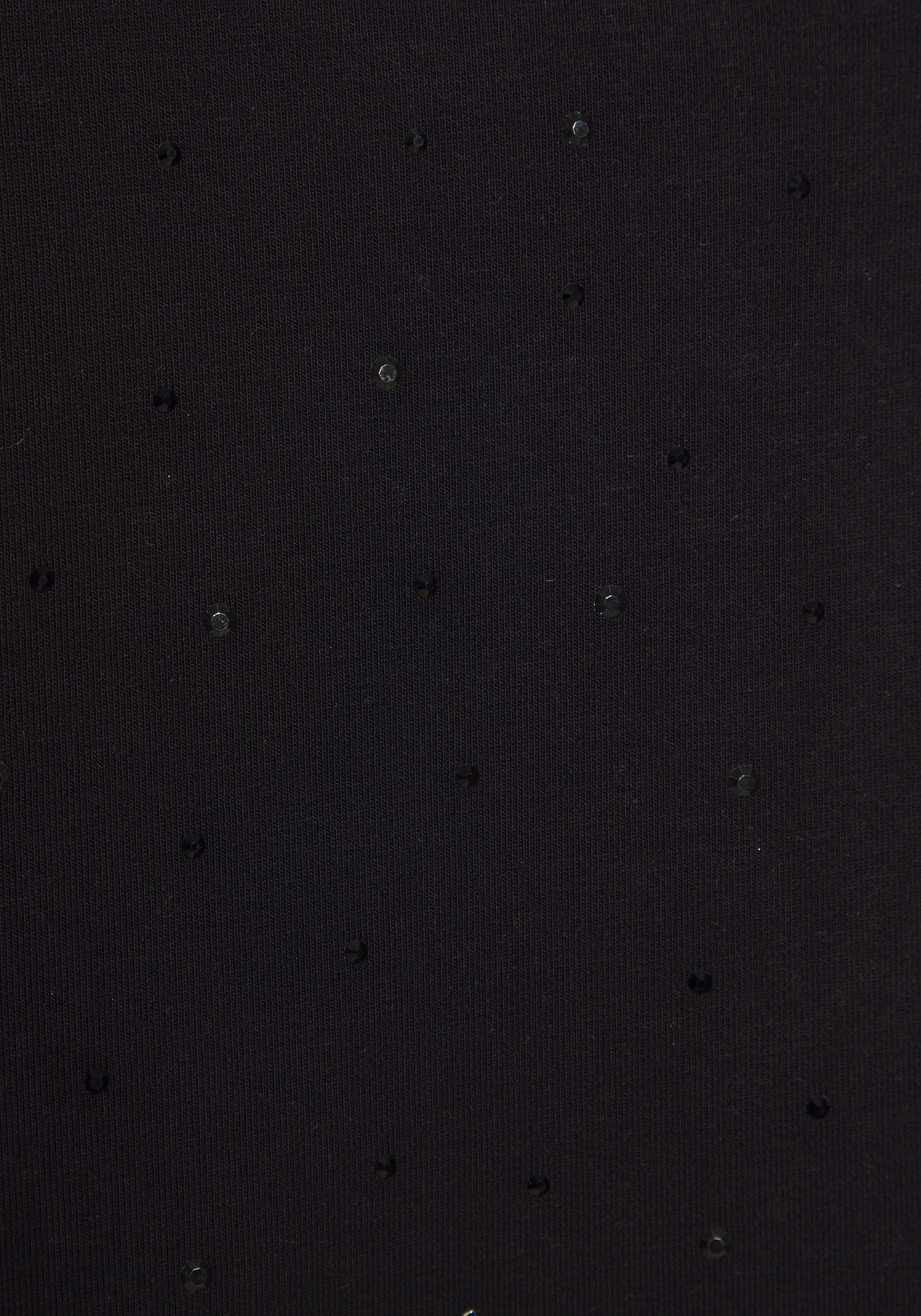 LASCANA Langarmshirt »mit funkelnden Strass-Steinen vorn«, aus weichem Viskose-Stretch