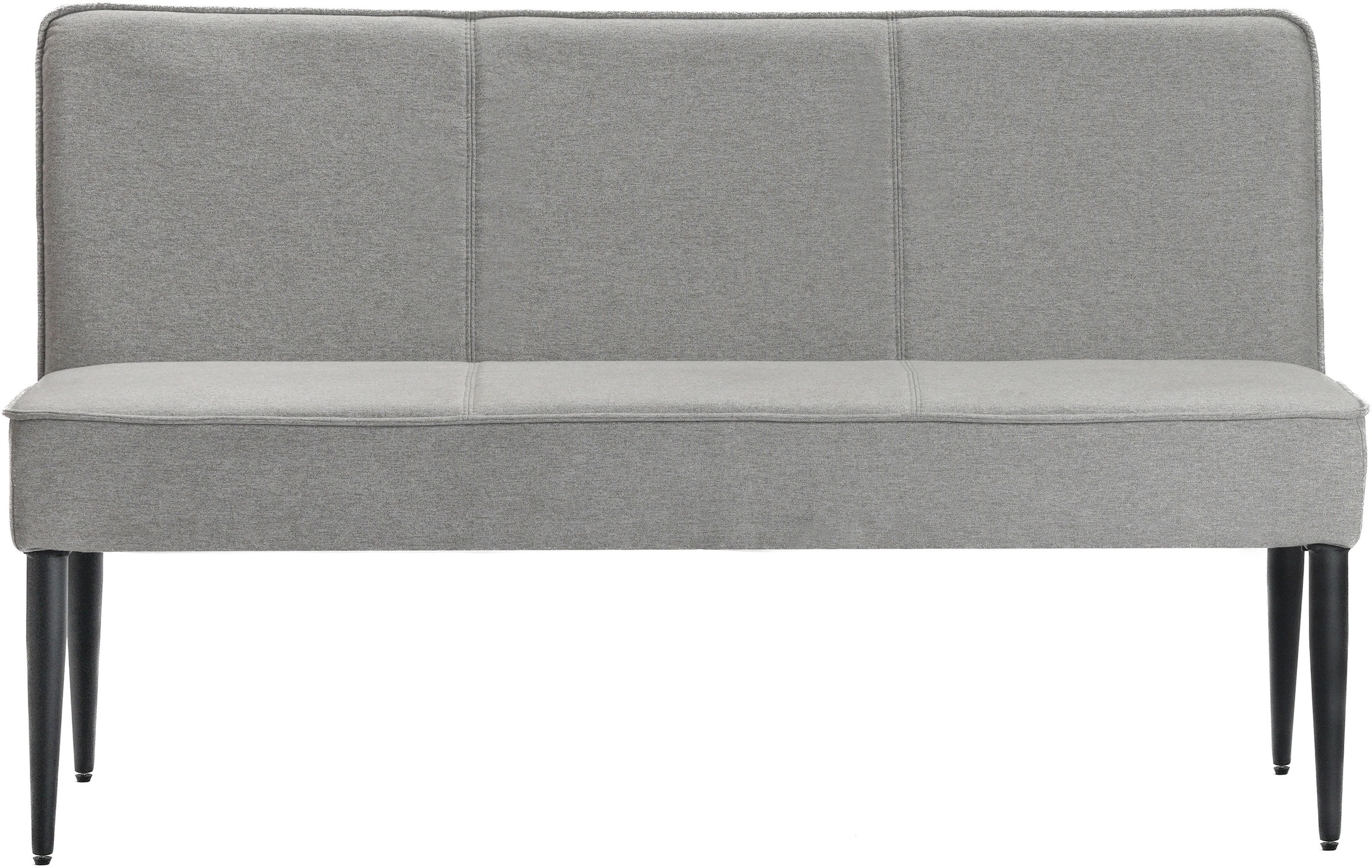 Home affaire Polsterbank »LENZROSE«, (Esszimmerbank, Bank,), mit Taschenfederkern, schwarzes Metallgestell, Breite 142 cm