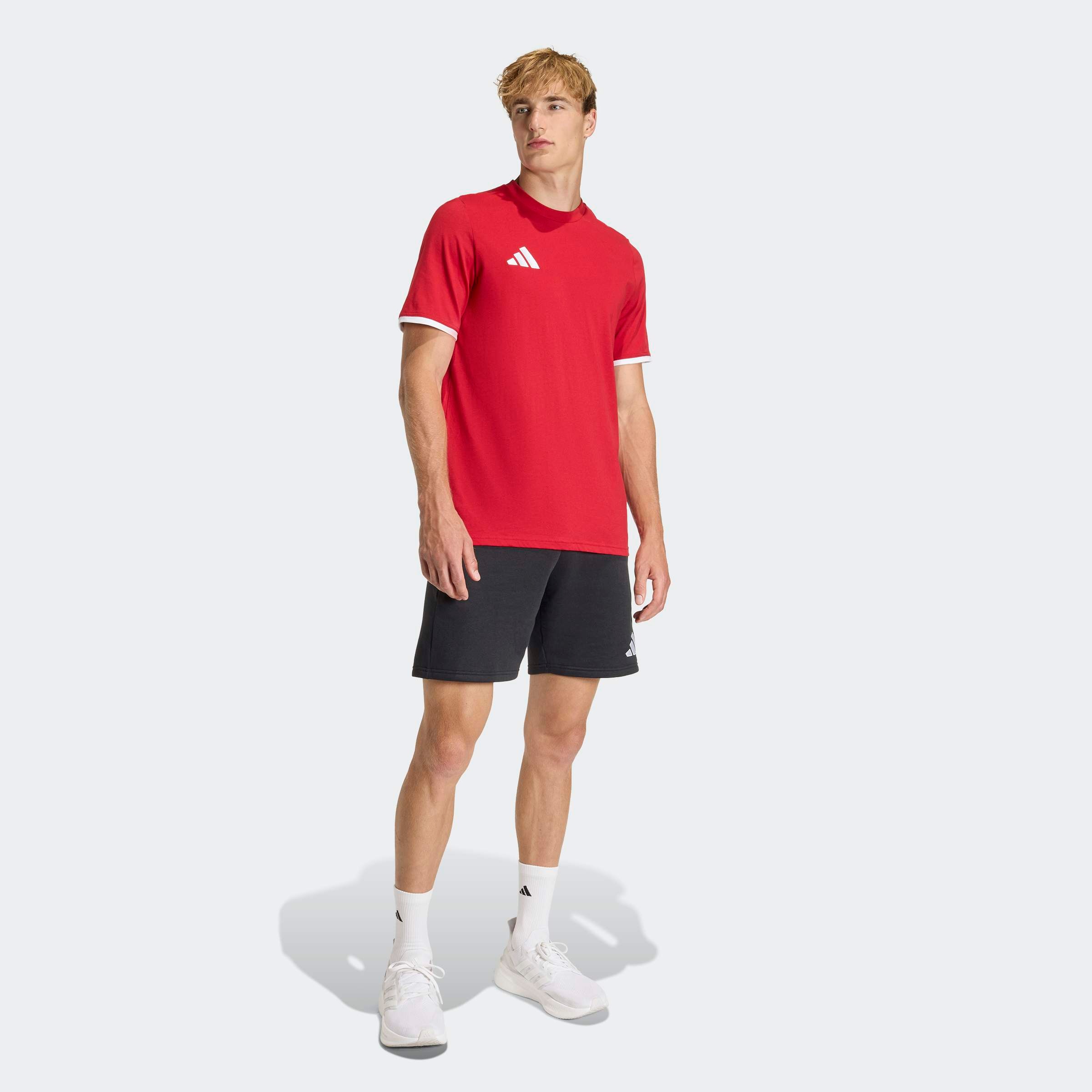 adidas Performance Trainingsshirt »ENTRADA26« für Fußball und Freizeit, sportlicher Stil, Single Jersey Material