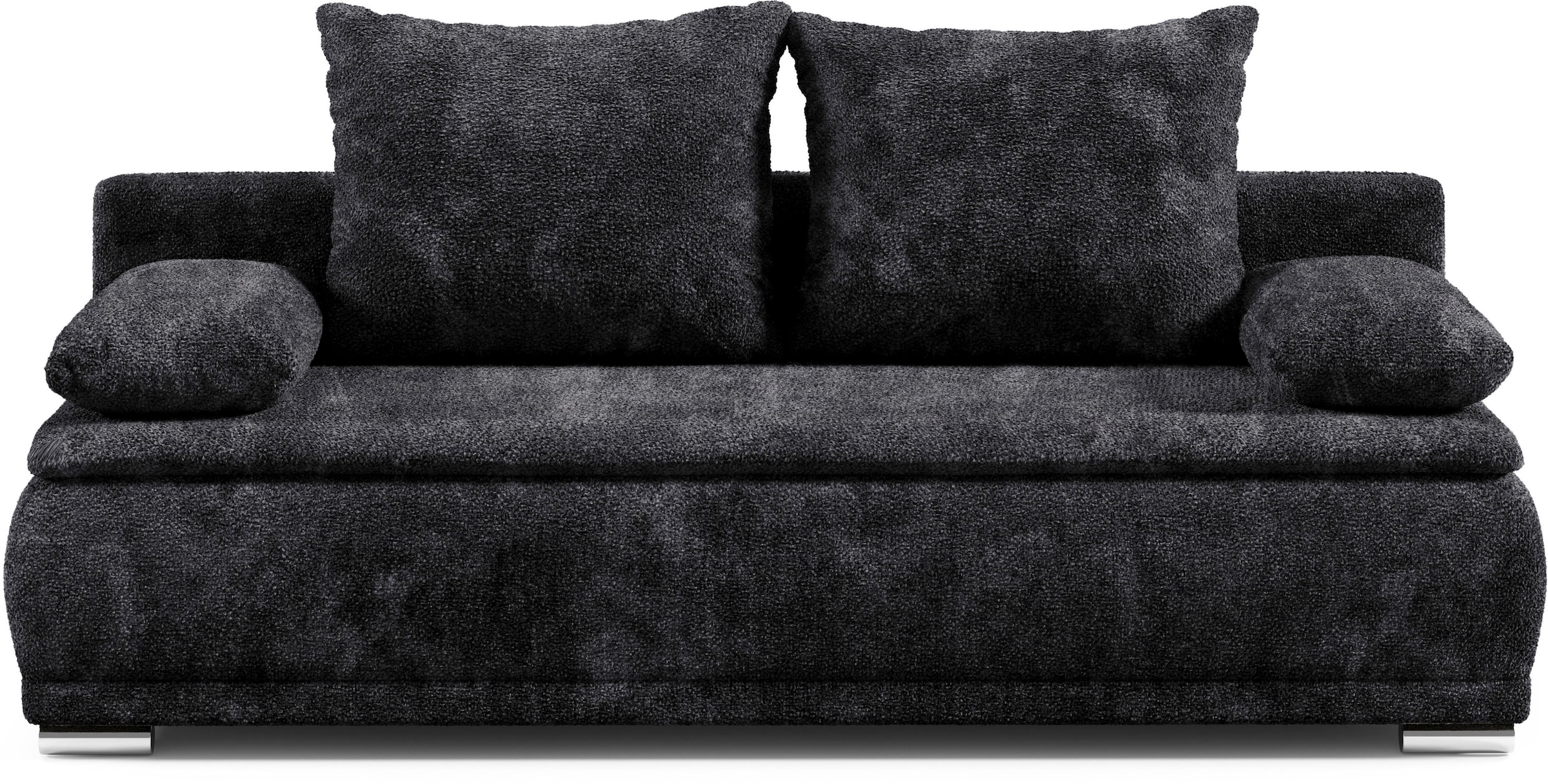 WERK2 Schlafsofa »Biggi, komfortabel und elegant, Breite 206cm,«, 2-Sitzer Sofa & Schlafcouch mit Bettkasten