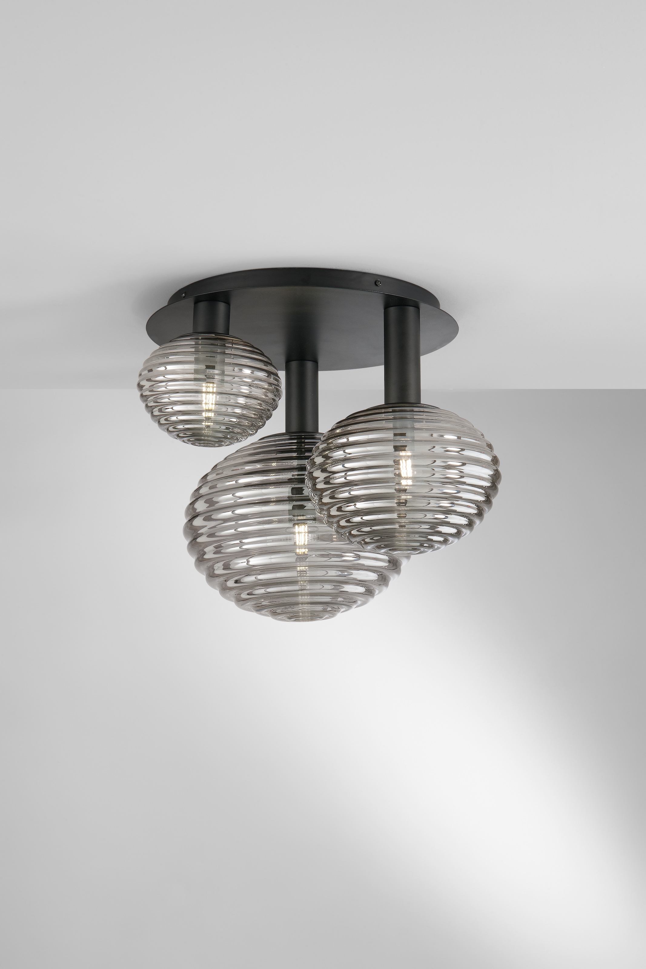 ECO-LIGHT Deckenleuchten »Deckenleuchte RIPPLE«, 3 flammig, Leuchtmittel E27 | Leuchtmittel wechselbar