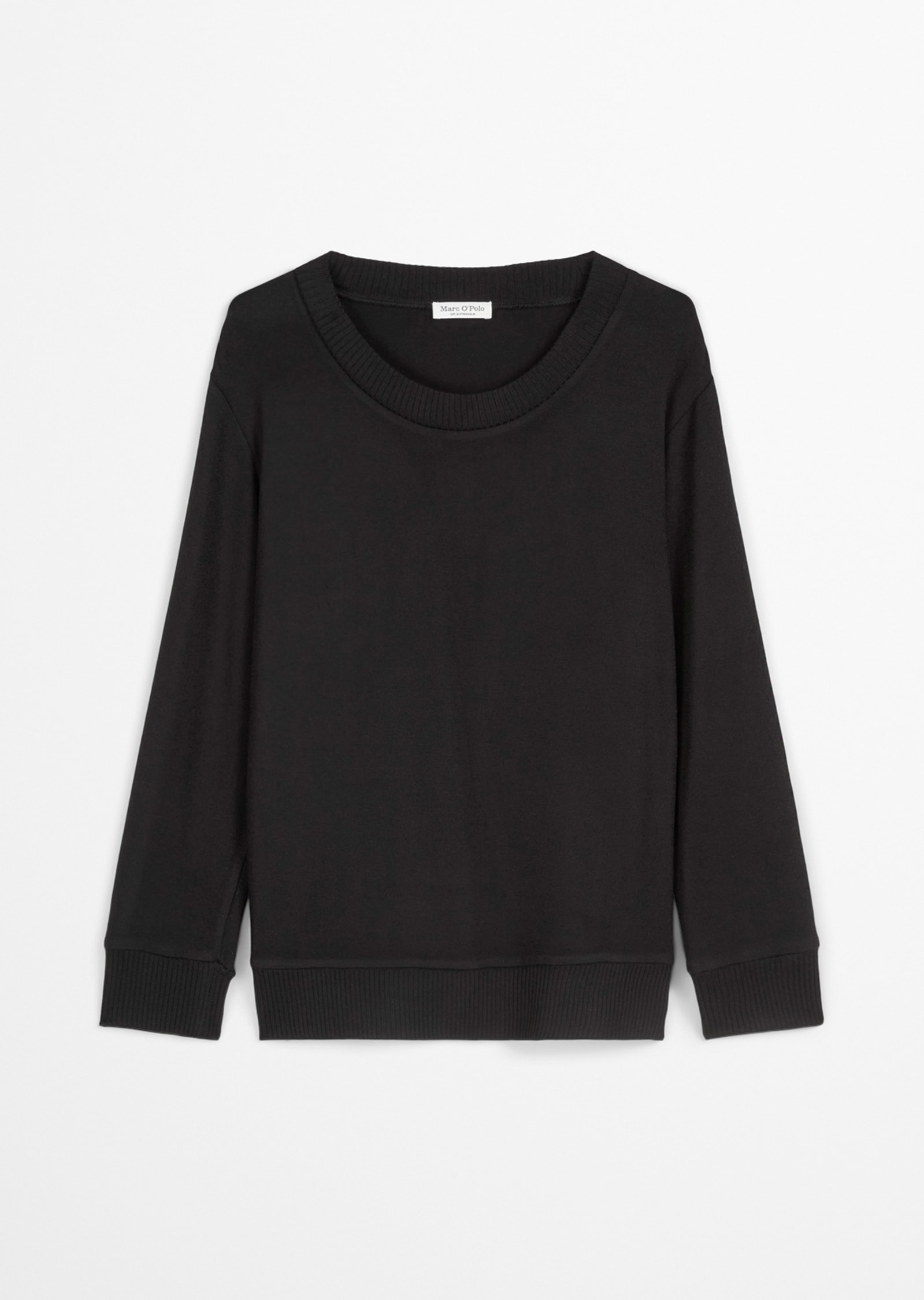 Marc O'Polo Langarmshirt »Soft Knit«, Rundhals-Ausschnitt, Langarm, Modalmix, weich