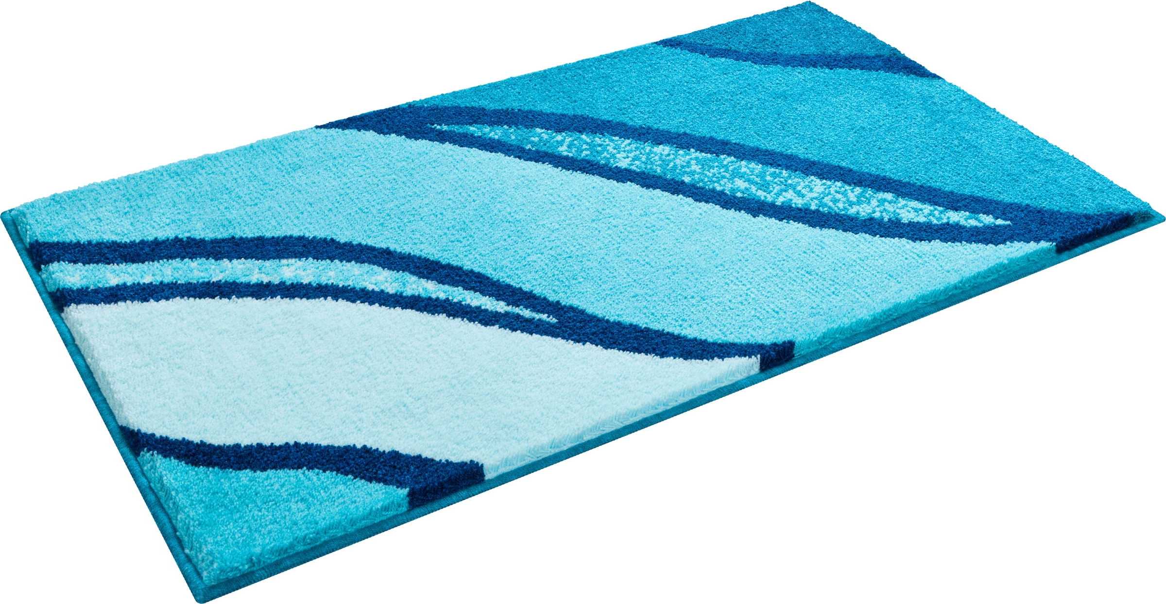 Grund Badematte »Belize, Badvorleger, Badezimmer Teppich, sehr weich«, rutschhemmend beschichtet, schnell trocknend-fußbodenheizungsgeeignet, weiche Haptik, auch als 3 teiliges Set erhältlich, Made in Europe