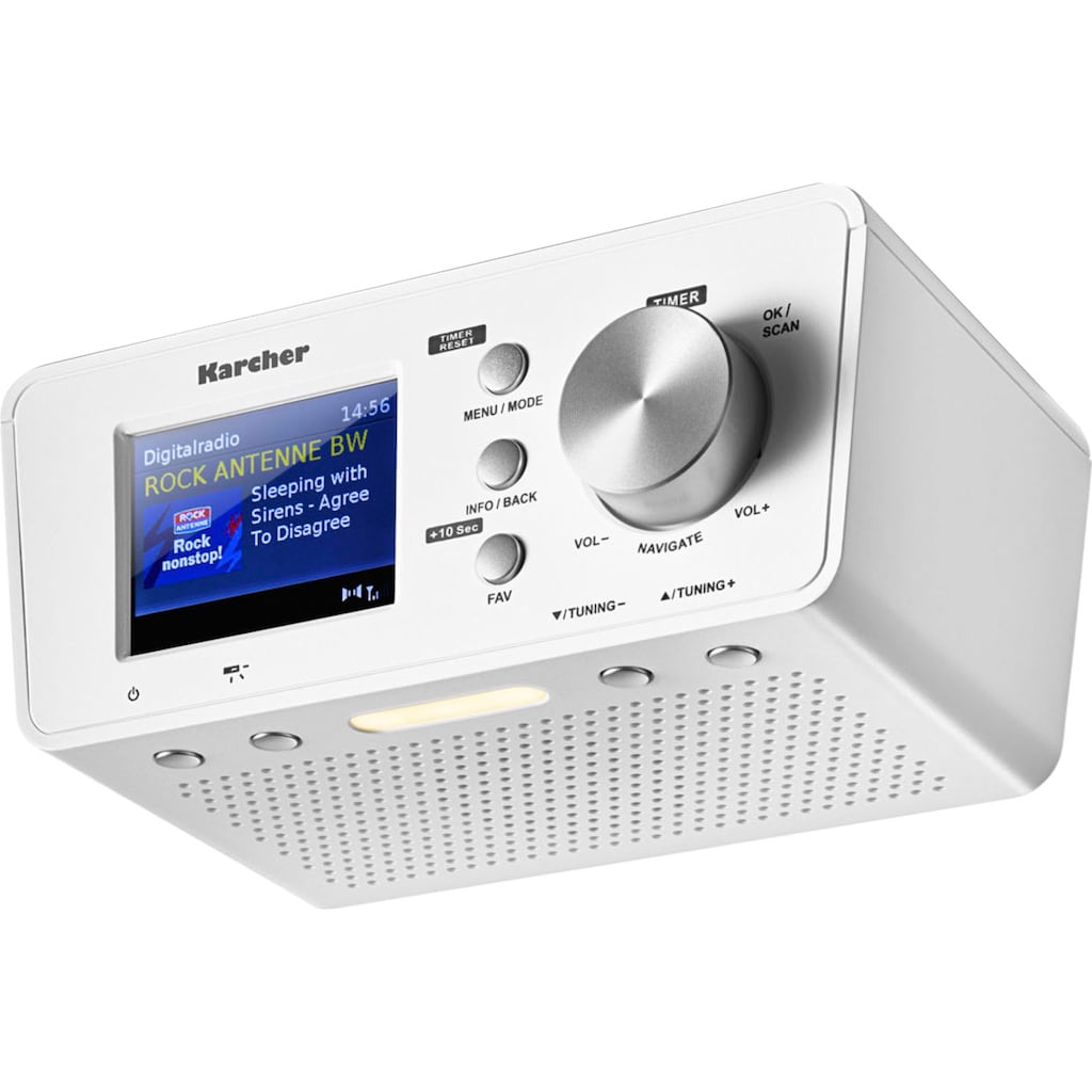 Karcher Digitalradio (DAB+) »RA 2035D«, (Bluetooth UKW mit RDS-Digitalradio (DAB+) 1,5 W)