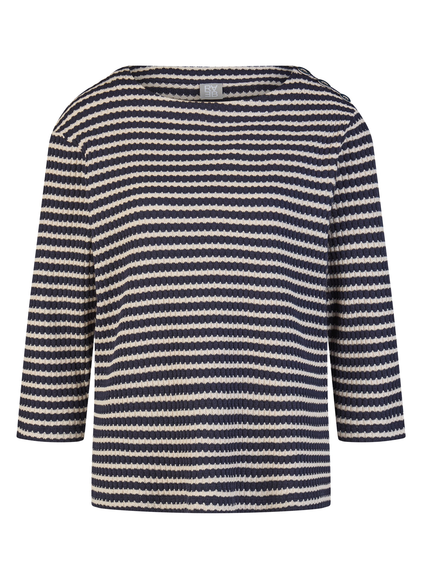 Rabe 3/4 Arm-Pullover im Streifen-Look