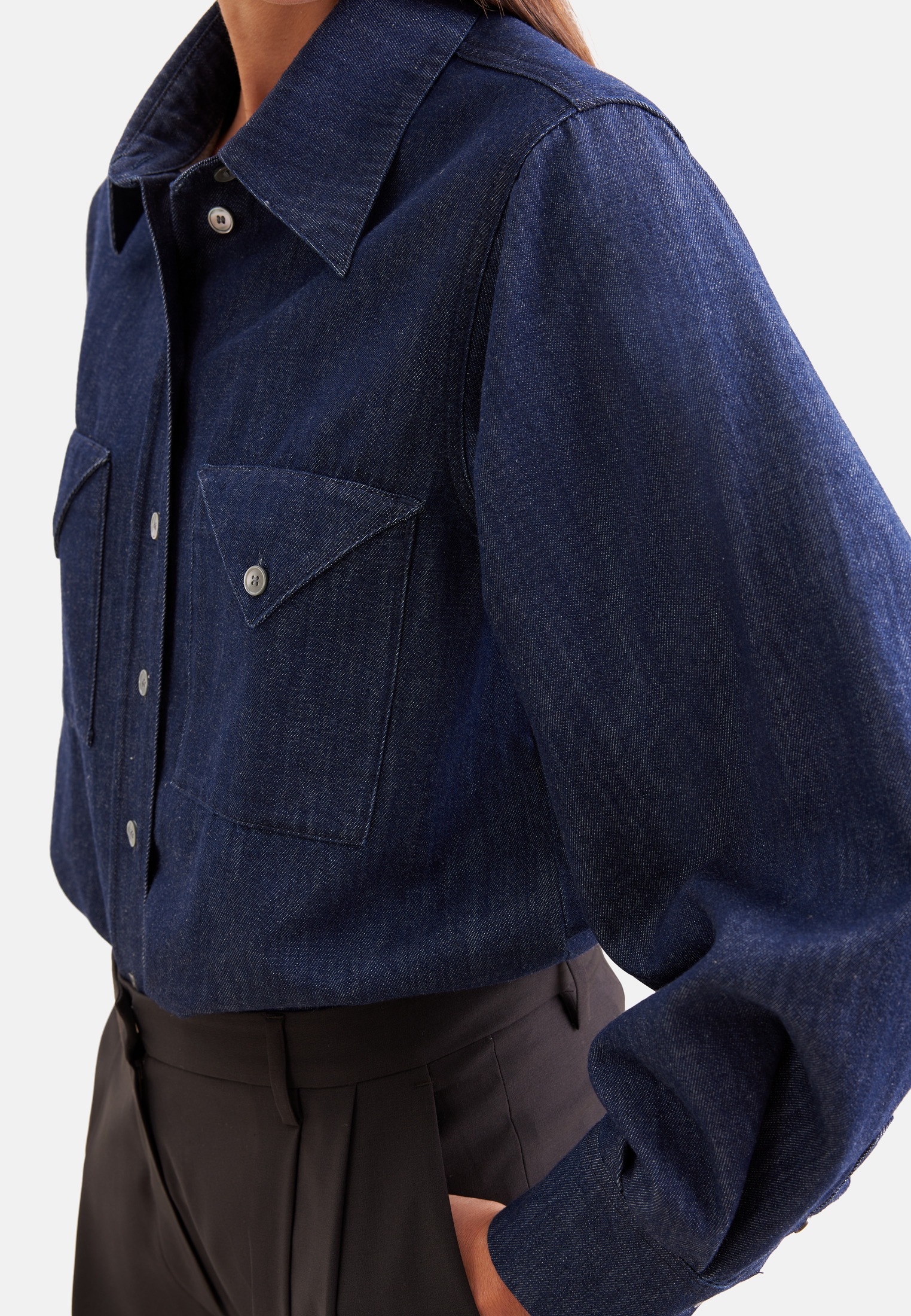 seidensticker Hemdbluse 1/1 Denim