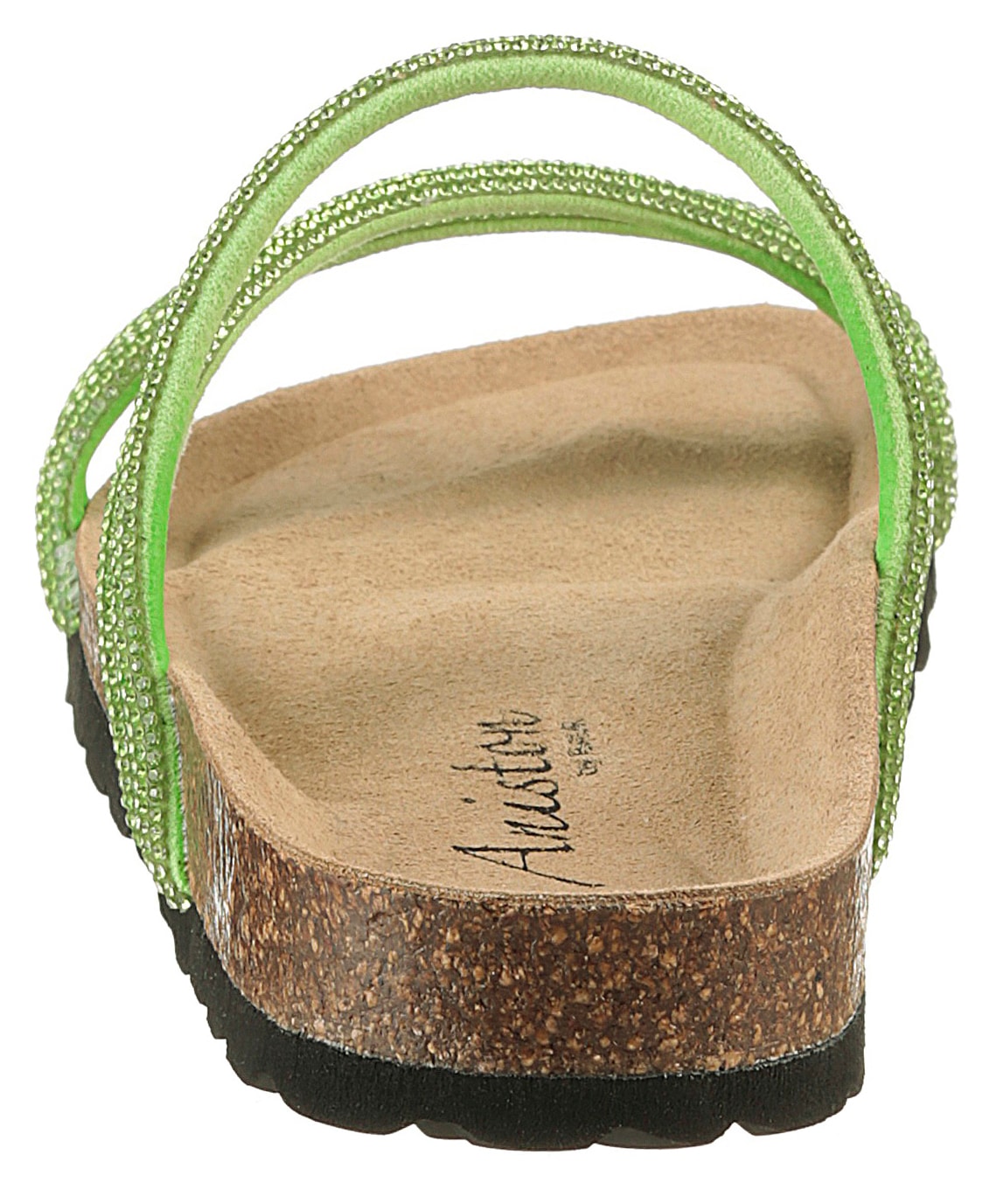 Aniston SHOES Pantolette, Sommerschuh, Strandschuh, Glitzersteine - NEUE KOLLEKTION