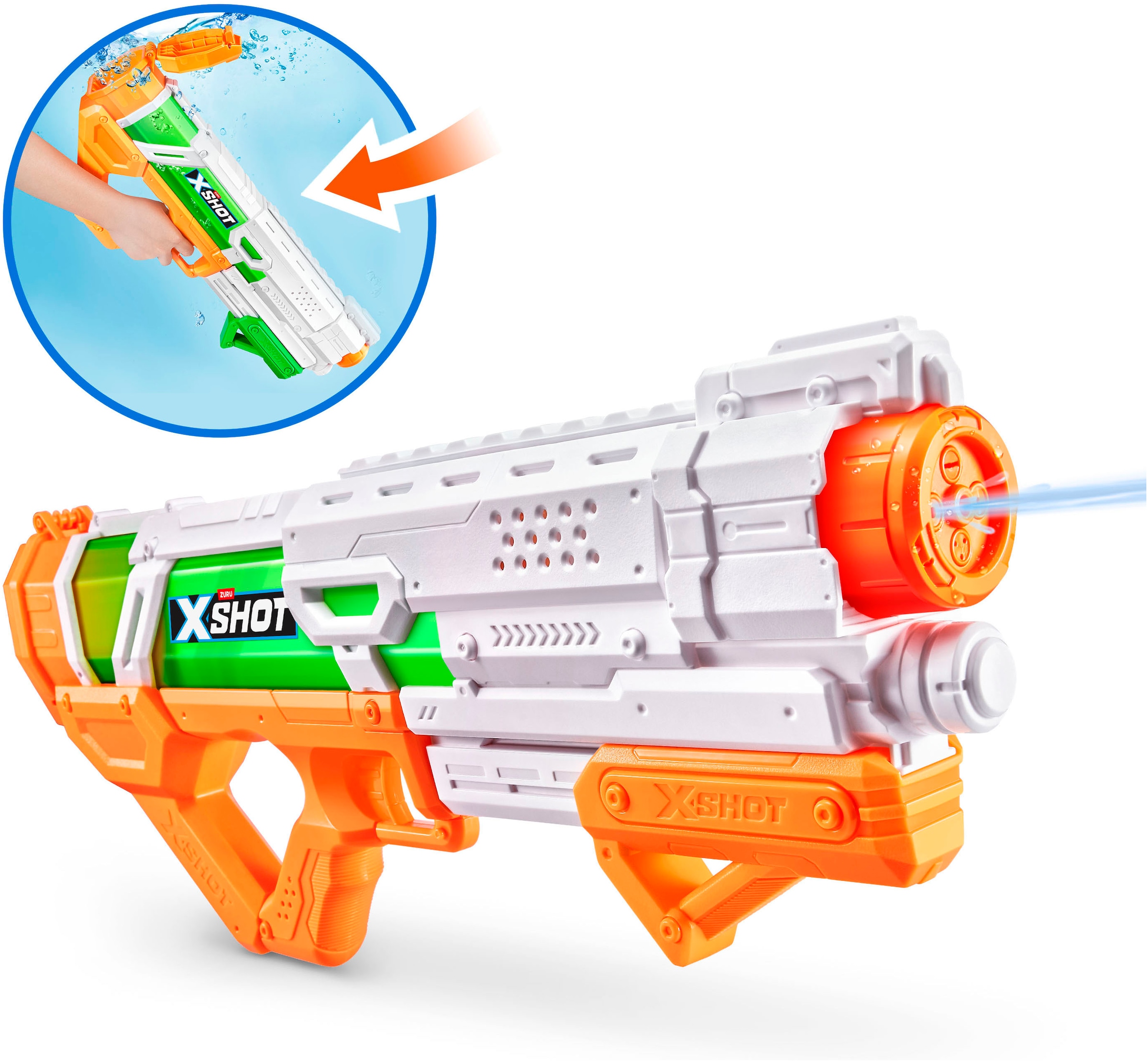 XSHOT Wasserpistole »XSHOT Water, Fast-Fill Epic Wasserblaster«