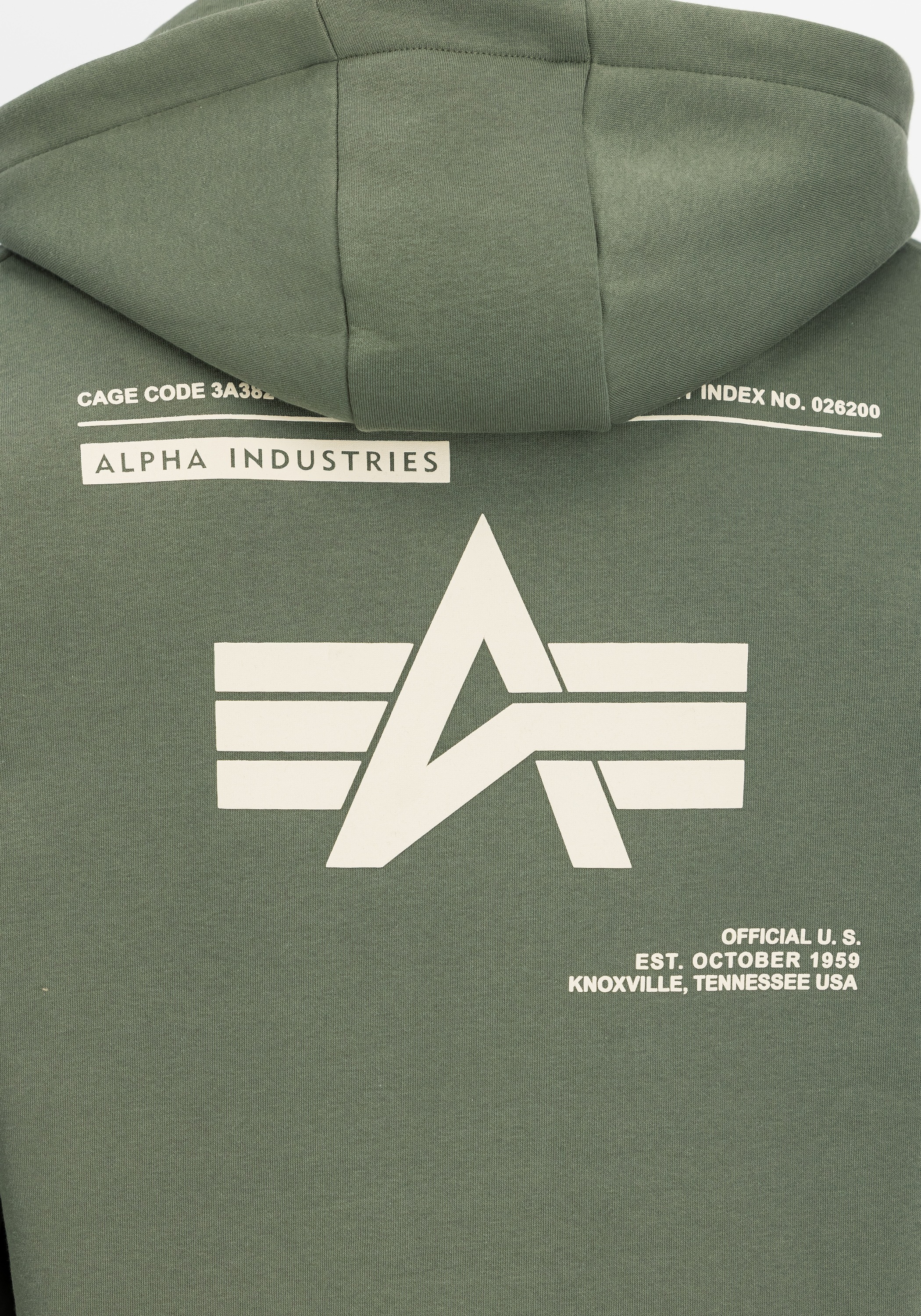 Alpha Industries Hoodie »Label Hoodie Zip Backprint«
