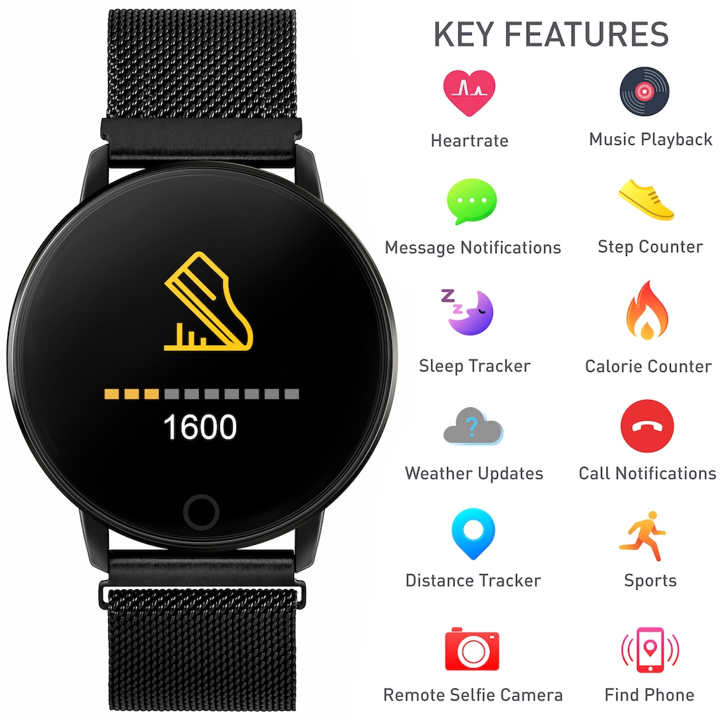 REFLEX ACTIVE Smartwatch »Serie 5, RA05-4024«