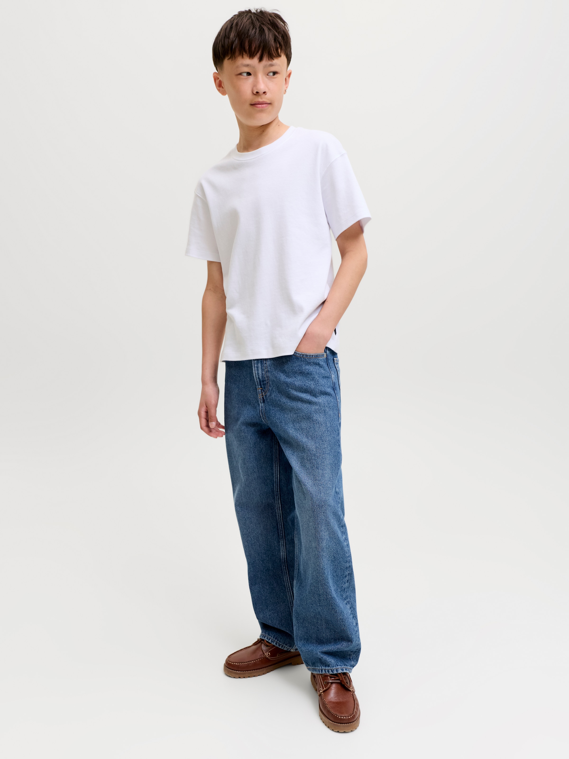 Jack & Jones Junior Relax-fit-Jeans »JJIALEX JJORIGINAL AKM 367 NOOS JNR« Baumwolle, relaxed fit
