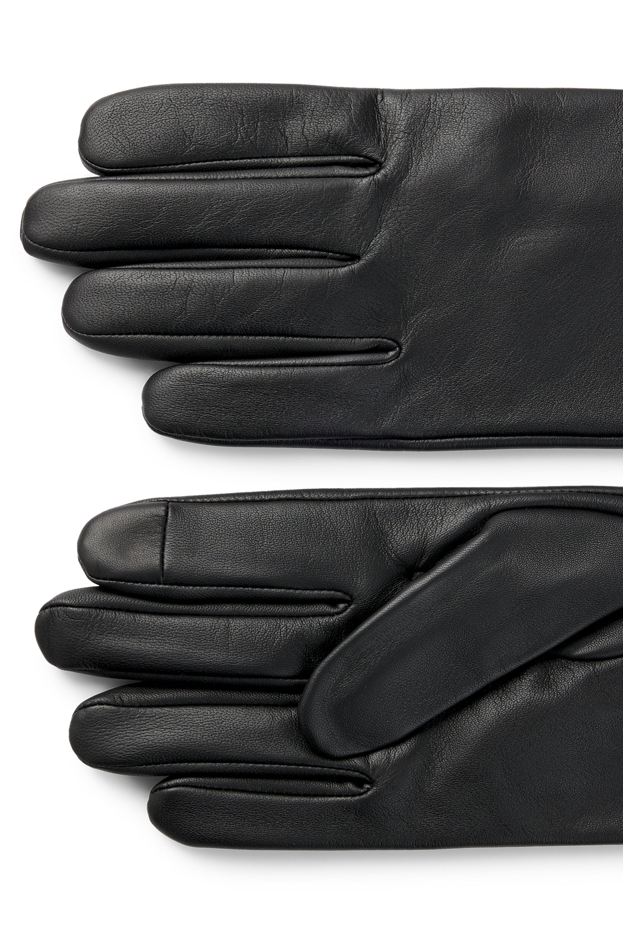 BOSS ORANGE Lederhandschuhe »Glove« mit Touch Tech Fingertips