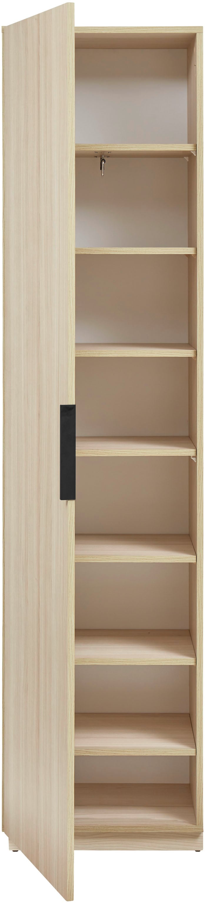 HBZ Garderobenschrank »Jimmy, Melaminbeschichtung, Griffleiste« 1 Stk. tlg. Breite 50cm, Griffleiste, Melaminbeschichtung