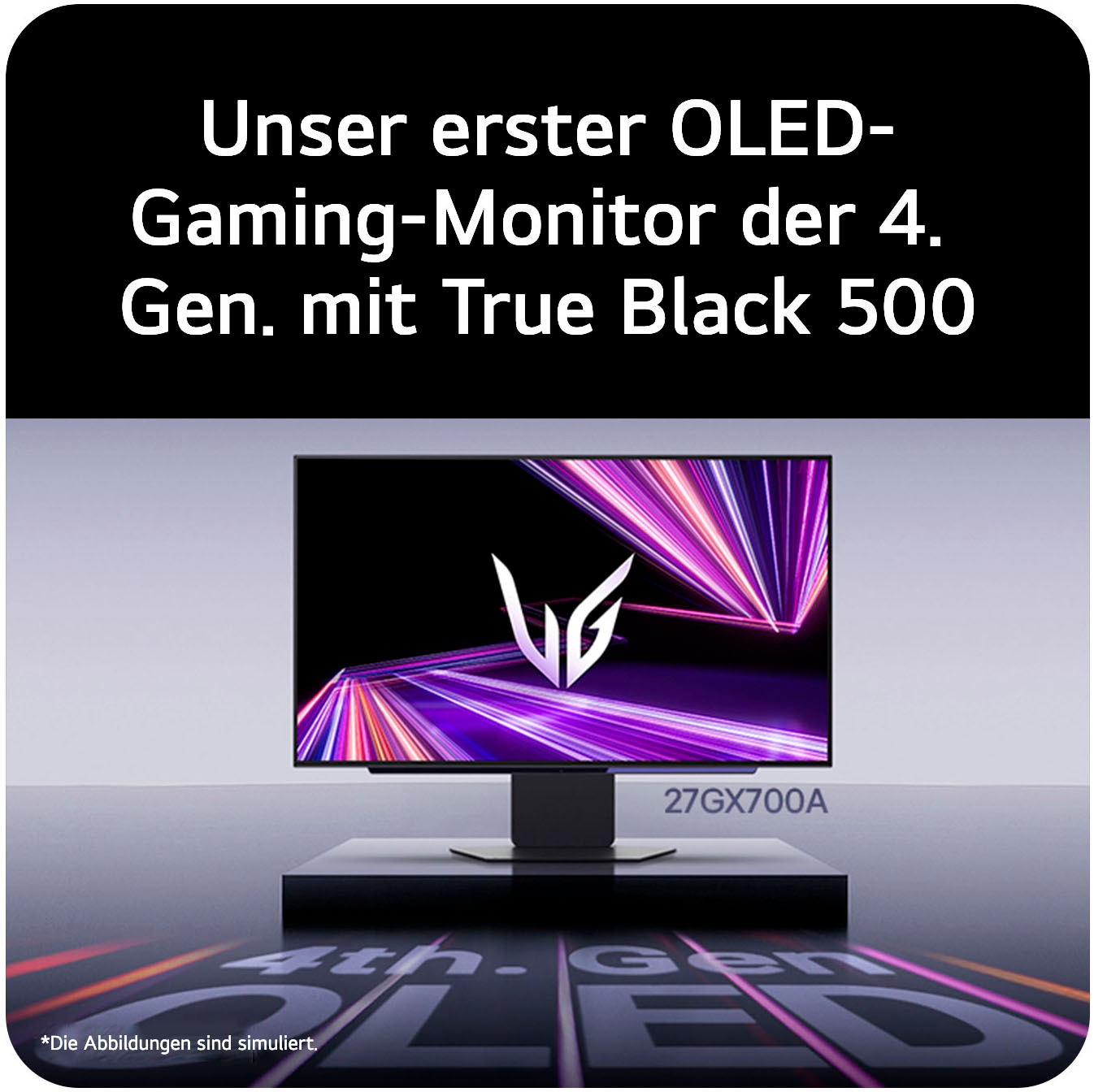 LG Gaming-Monitor »27GX700A« 67 cm/27 ″  2560 x 1440 px Quad HD 0,03 Reaktionszeit 280 Hz