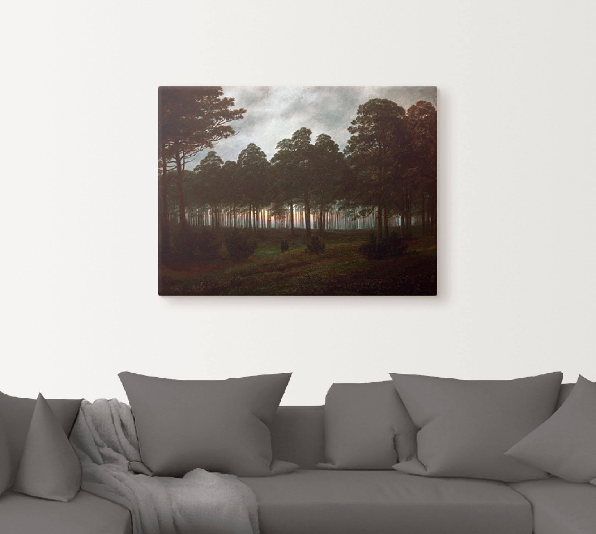 Artland Wald, Wandbild 1820/21«, St.), bei Wandaufkleber (1 Poster um »Der OTTO in versch. als Größen online oder Abend, Leinwandbild,