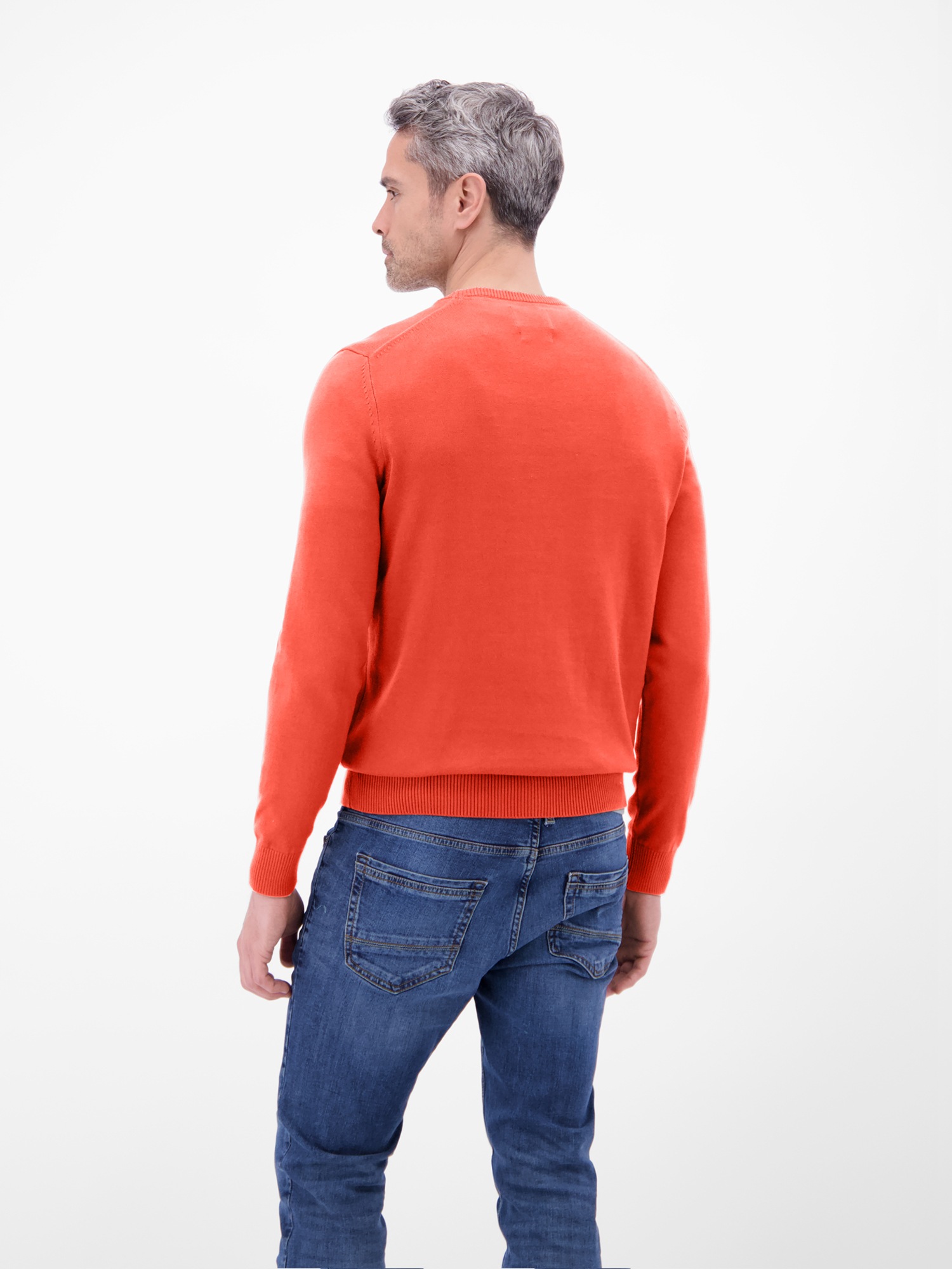 LERROS Strickpullover »Crewneck Strickpullover« Weicher Strick-Pullover, Rundhalsausschnitt, lange Ärmel, pflegeleicht