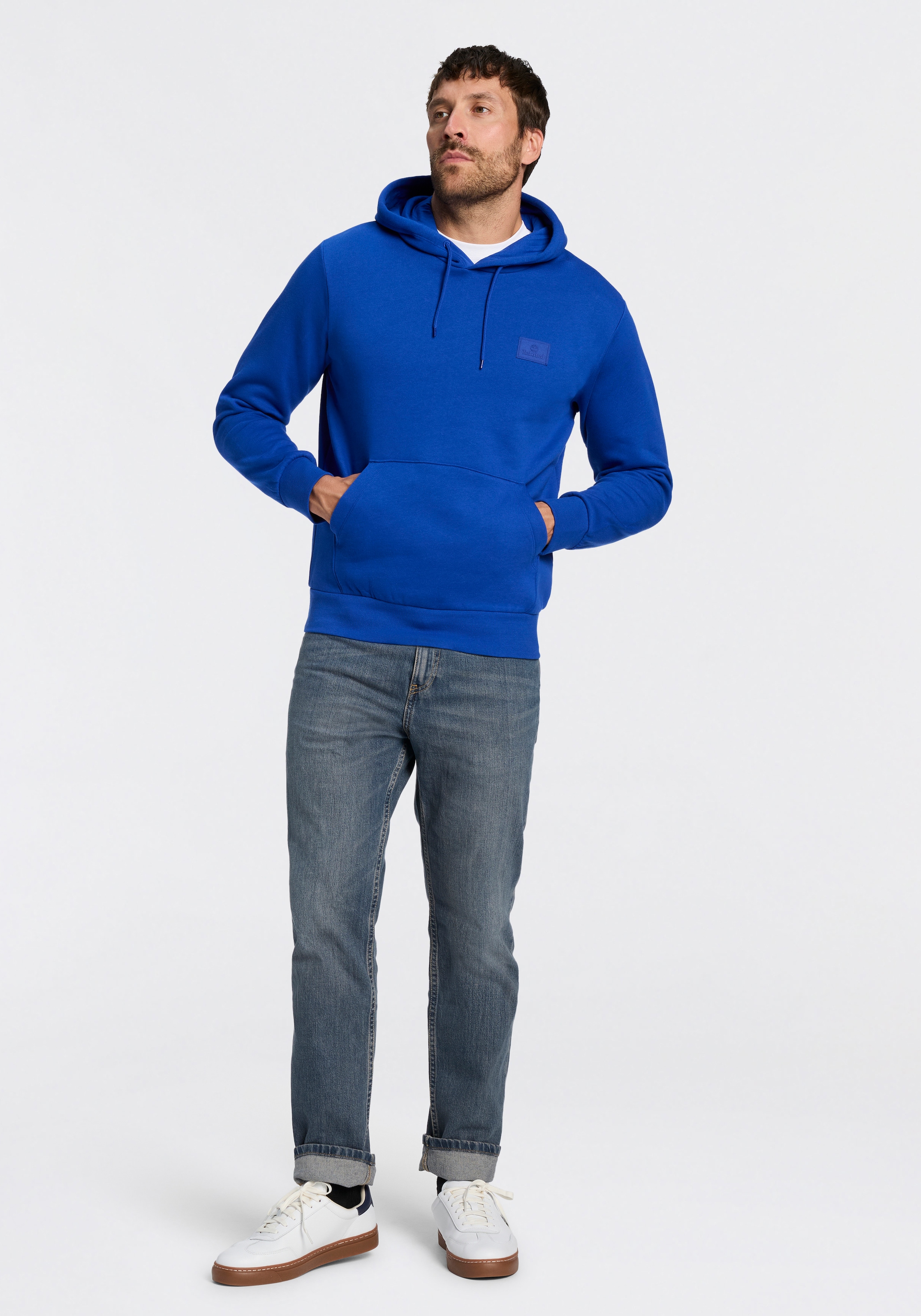 Timberland Hoodie »Silicon Badge BB Hoodie«, aus Baumwolle und Polyester, in den Größen S bis XXXL
