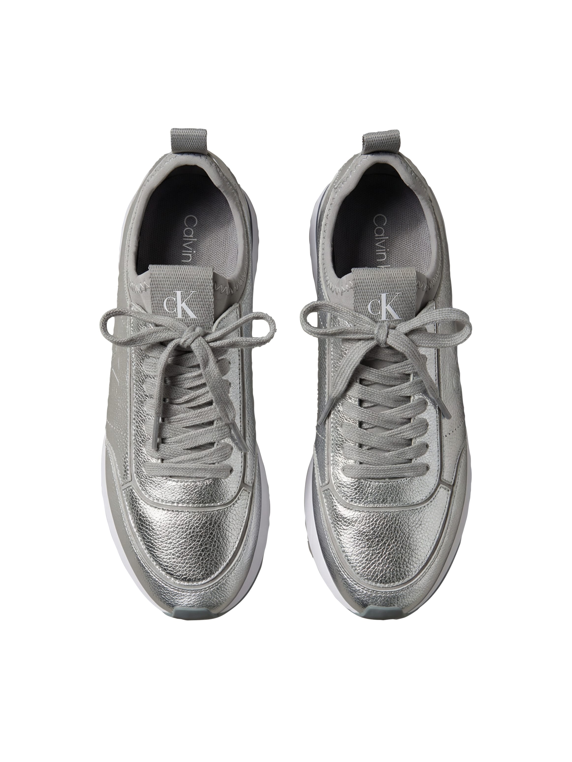 Calvin Klein Plateausneaker »RETRO RUNNER METALLIC«  Trendsneaker, Slip-on Sneaker, Halbschuh mit Anziehlasche