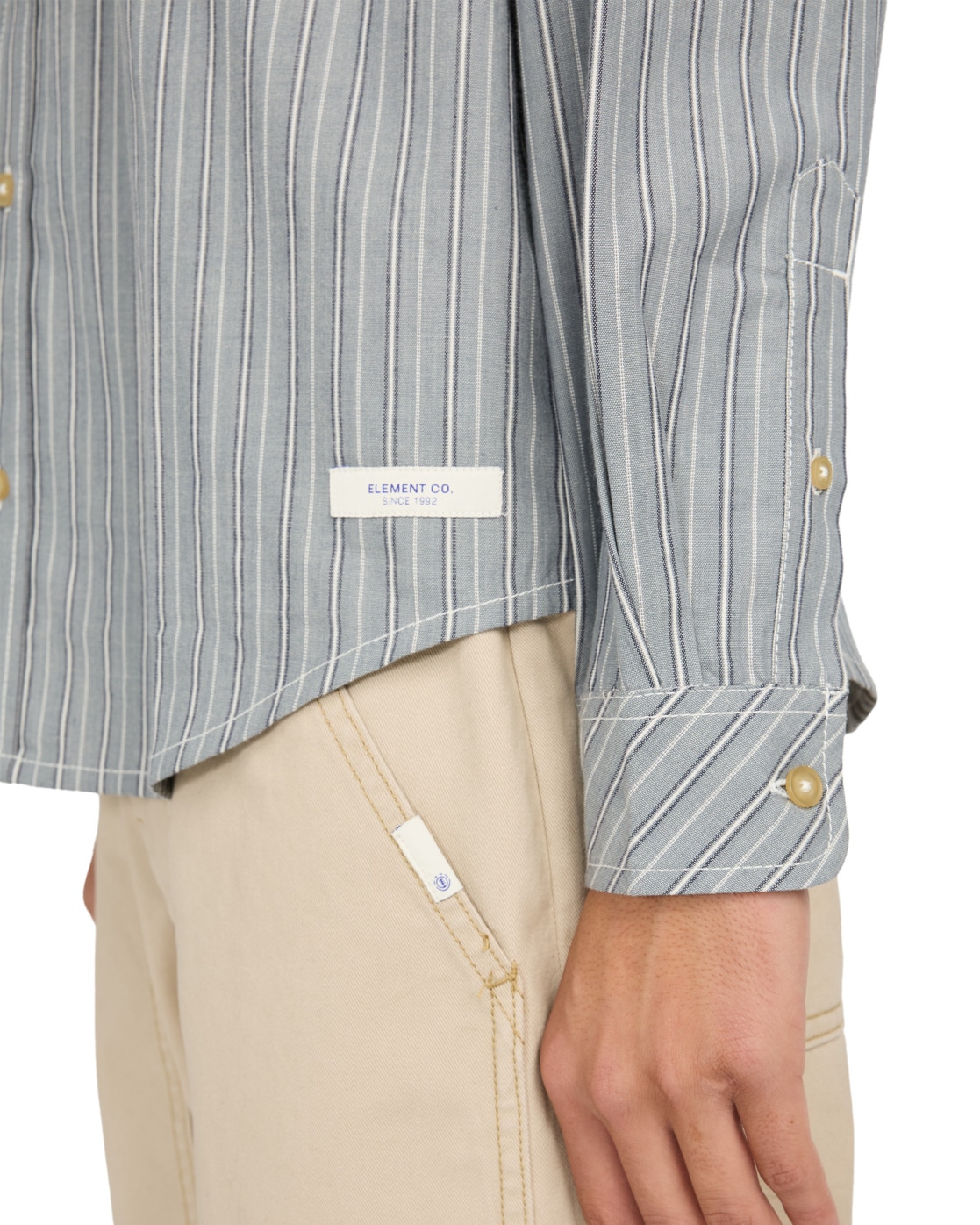 Element Langarmhemd »Button Down Regular Chambray«