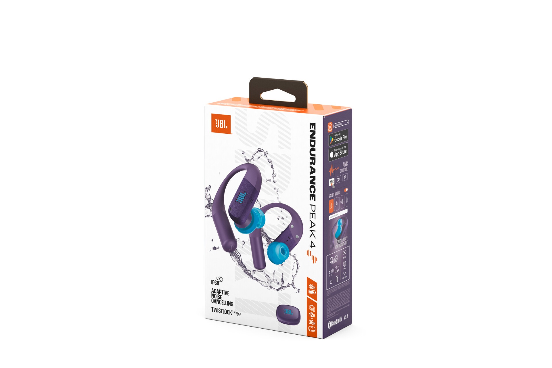 JBL Sport-Kopfhörer »Endurance PEAK 4« A2DP Bluetooth Active Noise Cancelling (ANC) | Freisprechfunktion | Multi-Point-Verbindung True Wireless Sport Earbuds