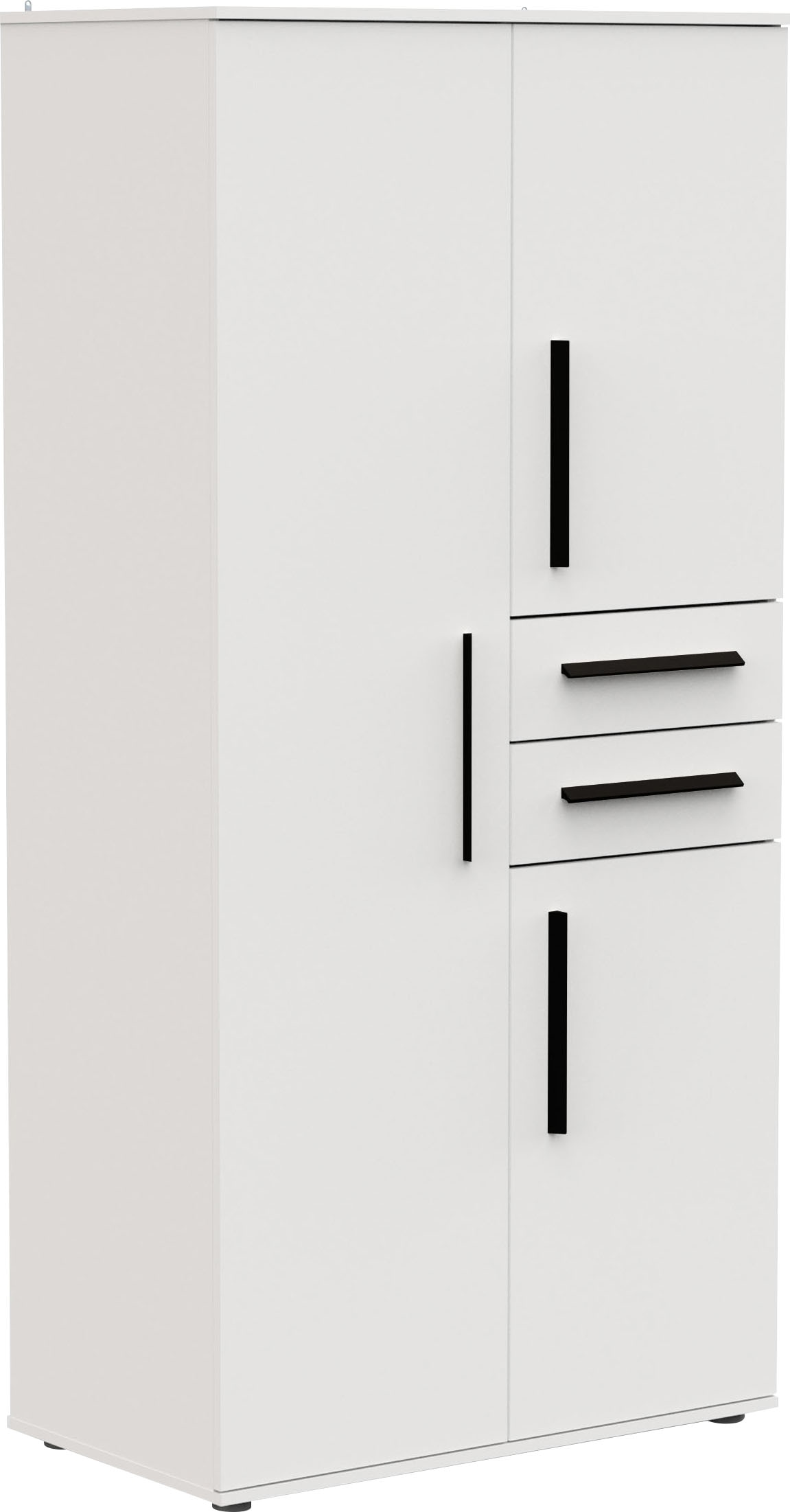 Demeyere GROUP Kleiderschrank »VERSATIL Schrank 2 Türen, 2 Schubladen«, (B/H/ T ca. 90x190cmx50cm)