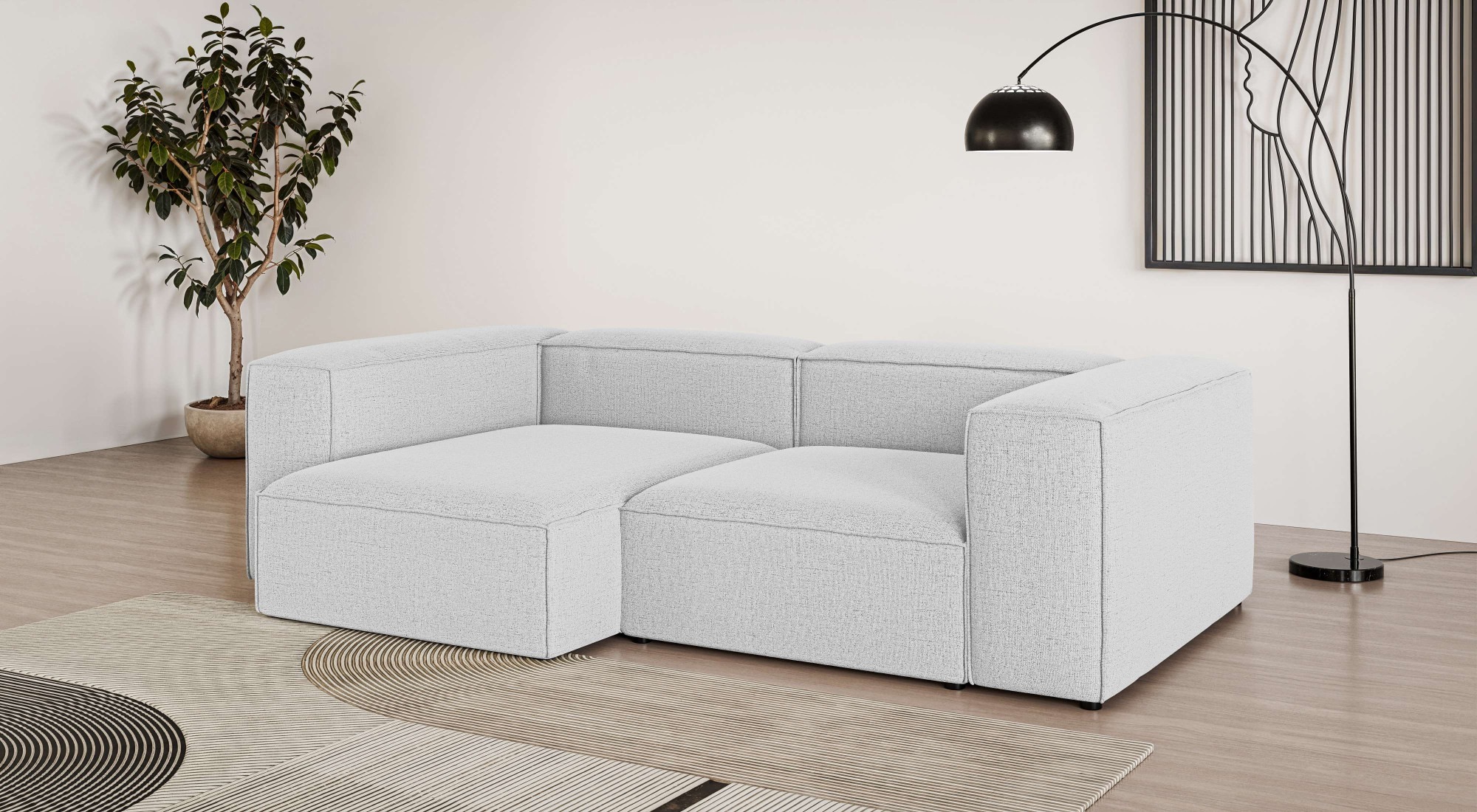 OTTO home Ecksofa »XL HAILY L-Form, Modularsofa extra tief, Sitztiefe 100/130 cm« als Modul oder separat verwendbar, für individuelle Zusammenstellung