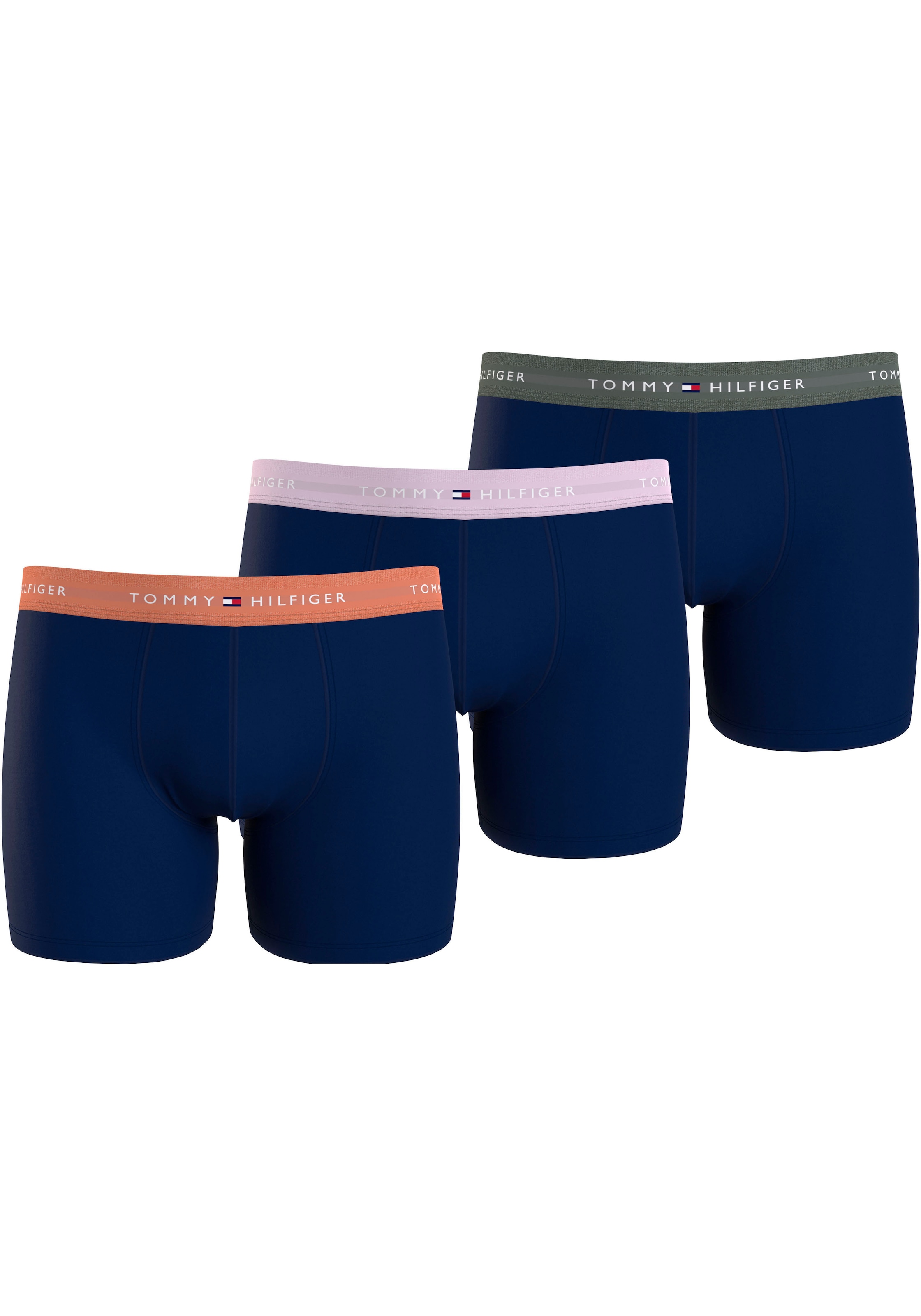 Boxer »3P BOXER BRIEF WB«, (Packung, 3 St., 3er), mit längerem Bein und Logo-Elastikbund