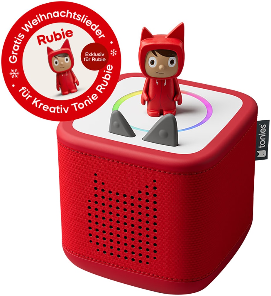 tonies Lautsprecher »Toniebox 2 Starter Set« Stereo (Bluetooth | WLAN Beleuchtungseffekte | Kabellos | Sleep Timer | Wecker )