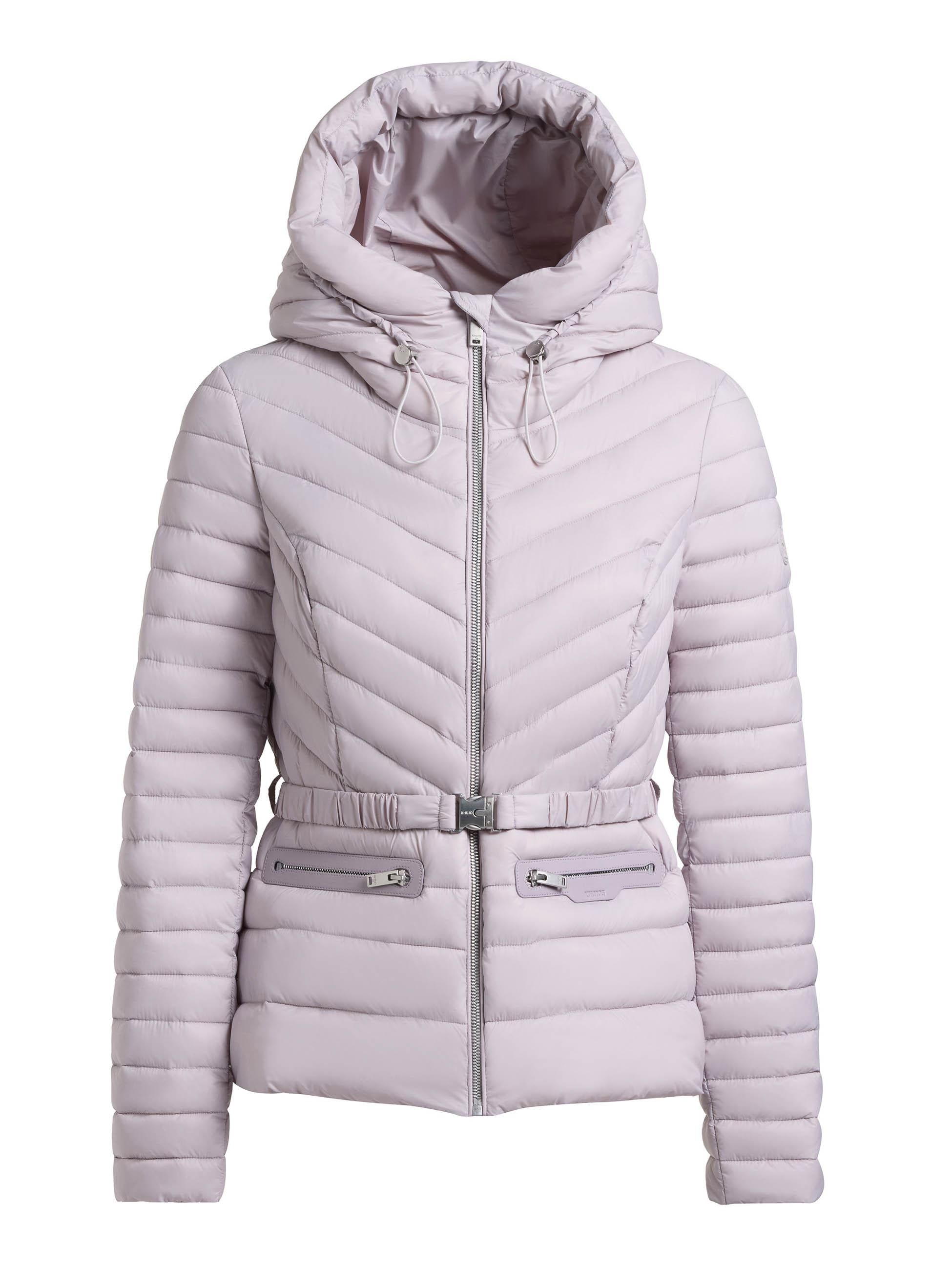 khujo Outdoorjacke »Outdoorjacke Lorella« mit Kapuze Übergangsjacke mit Kapuze und Taillengürtel
