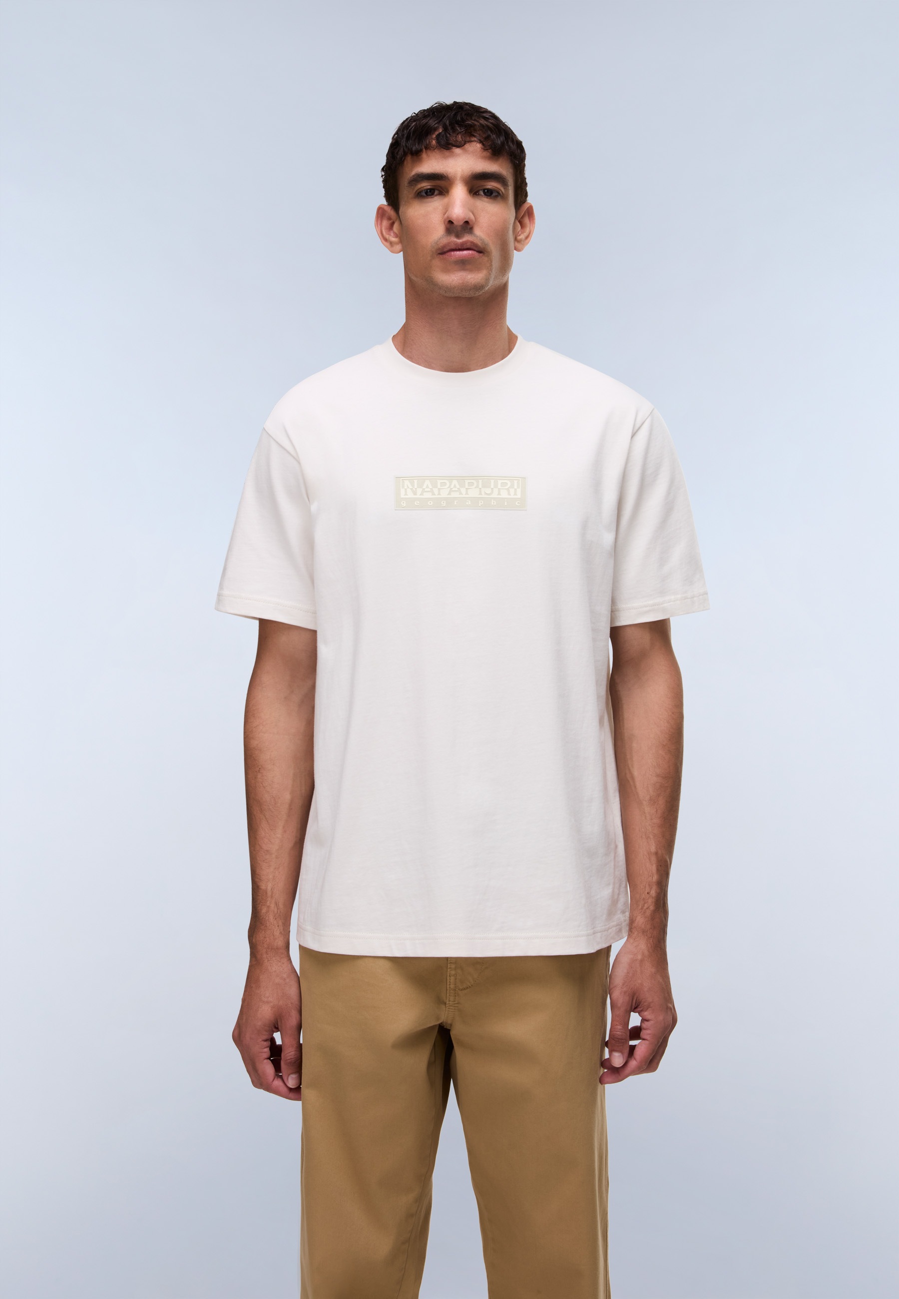 Napapijri T-Shirt »BOX LOGO« für sportliche Aktivitäten, Kurzarmdesign, Rundhalsausschnitt