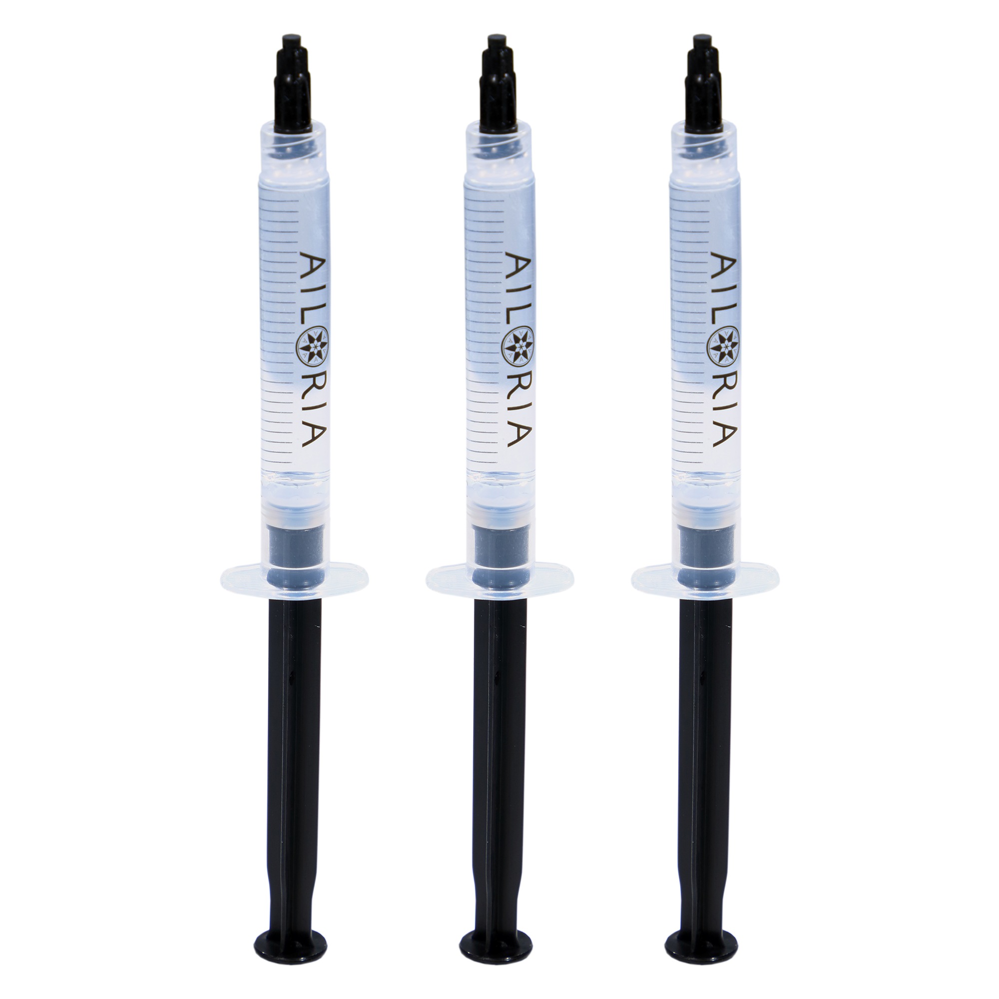 AILORIA Zahnpflege-Set »WHITE ON Refill Gel-Spritzen (3 x 3ml)«, Zahnaufhellung Bleaching