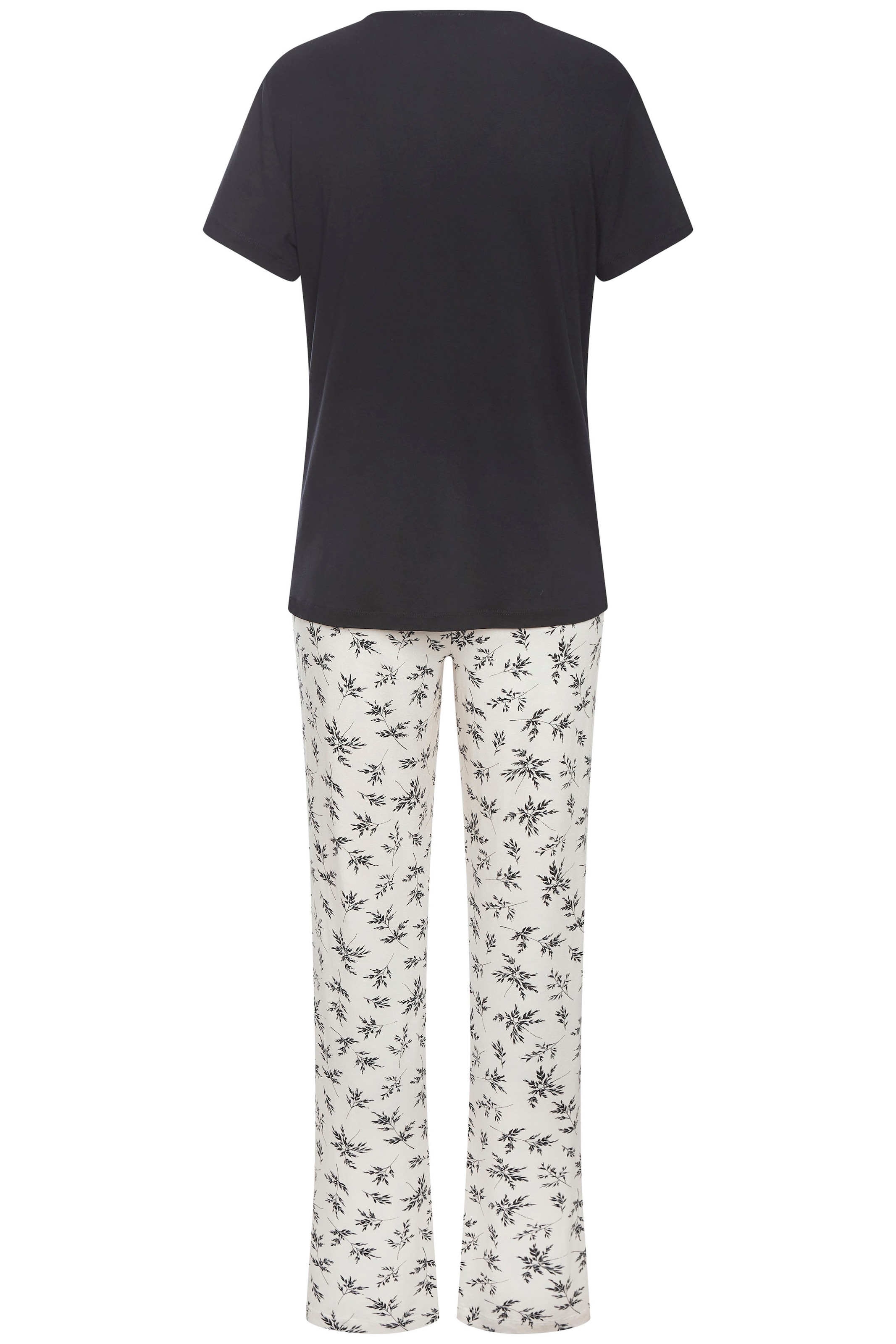 Vivance Dreams Pyjama, (Set, 2 tlg.), mit süßem Blumen-Print