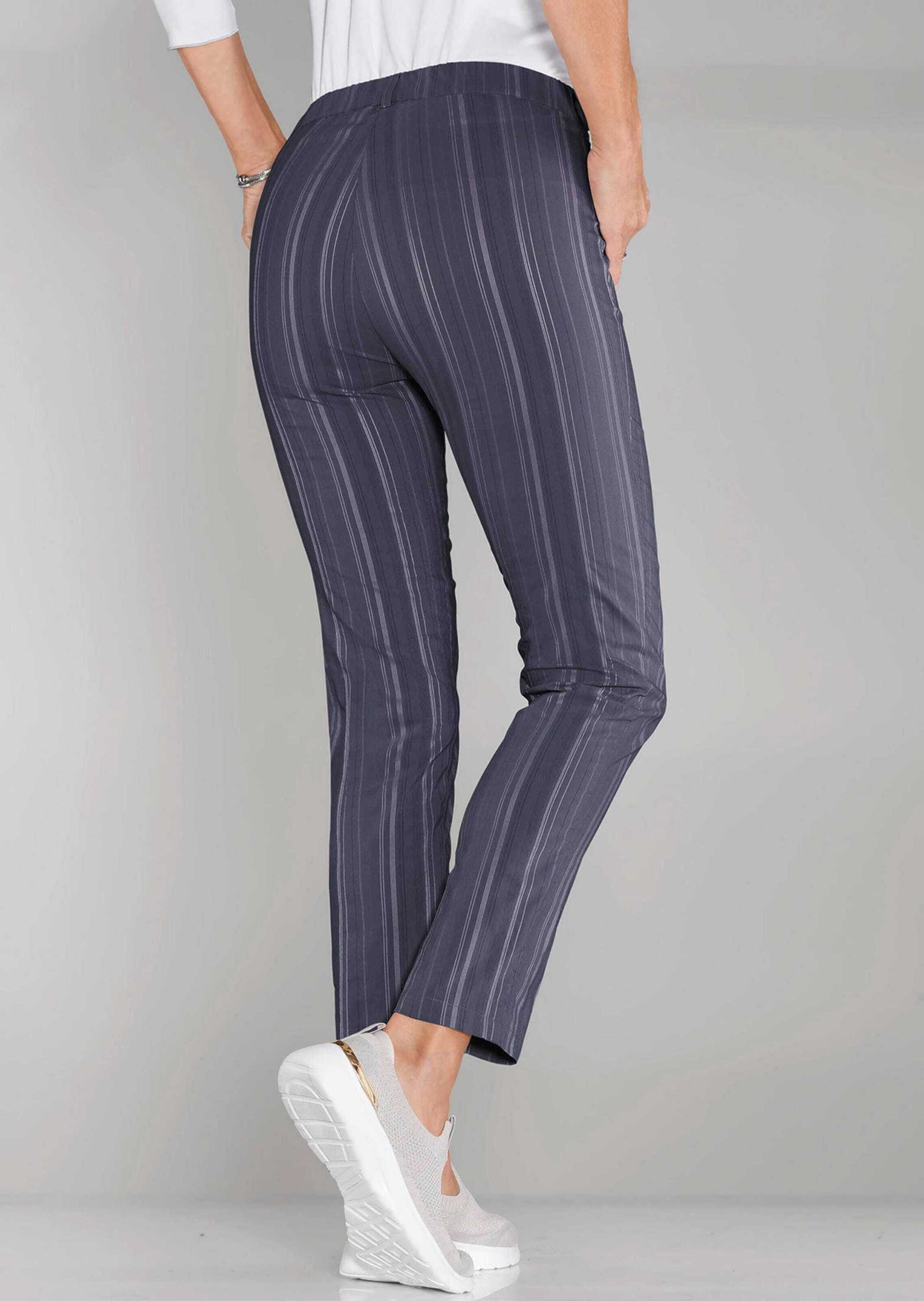 GOLDNER Stoffhose »Sportliche Strukturhose in elastischer Ware«