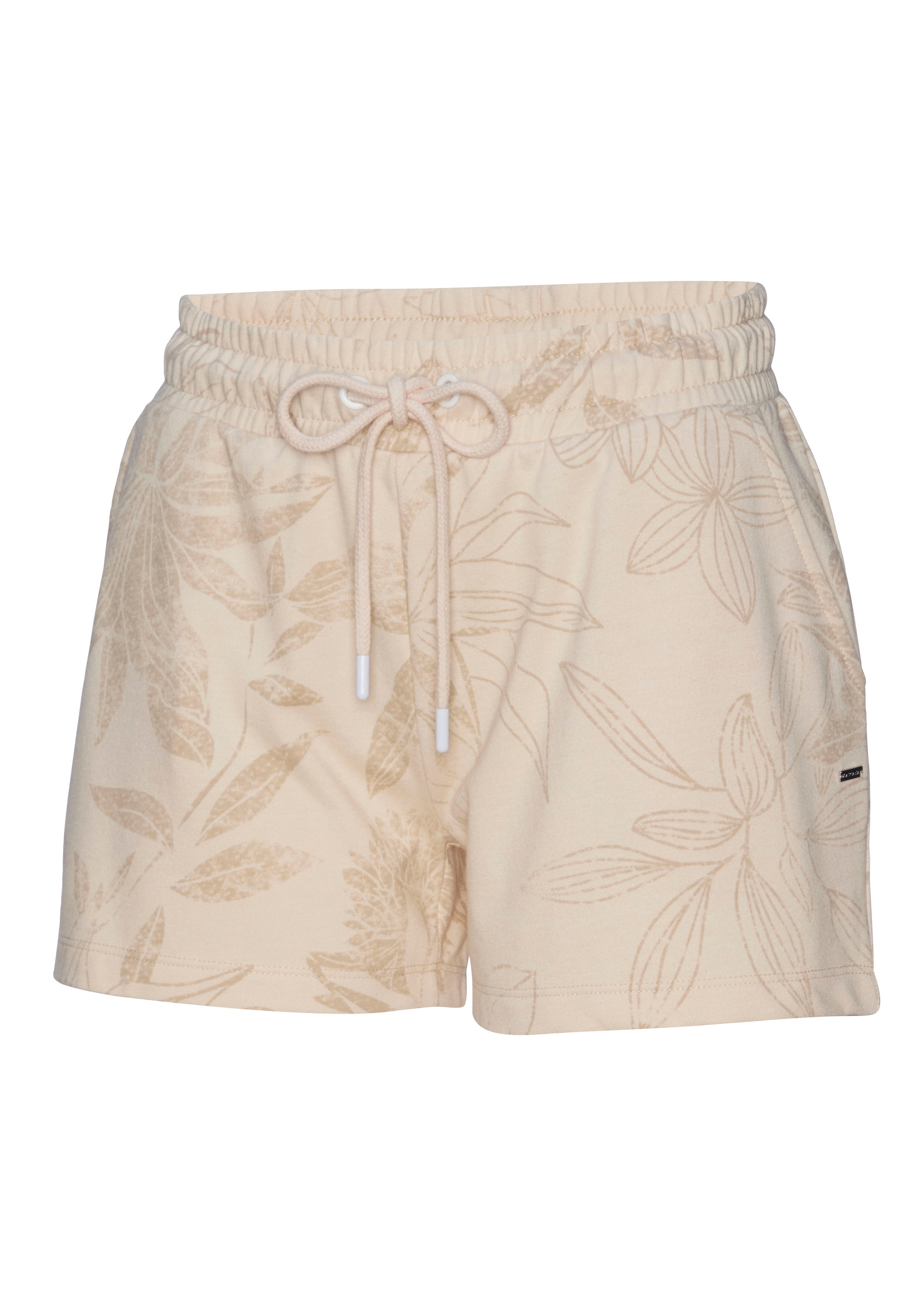 LASCANA Relaxshorts, mit floralem Alloverdruck, Loungeanzug